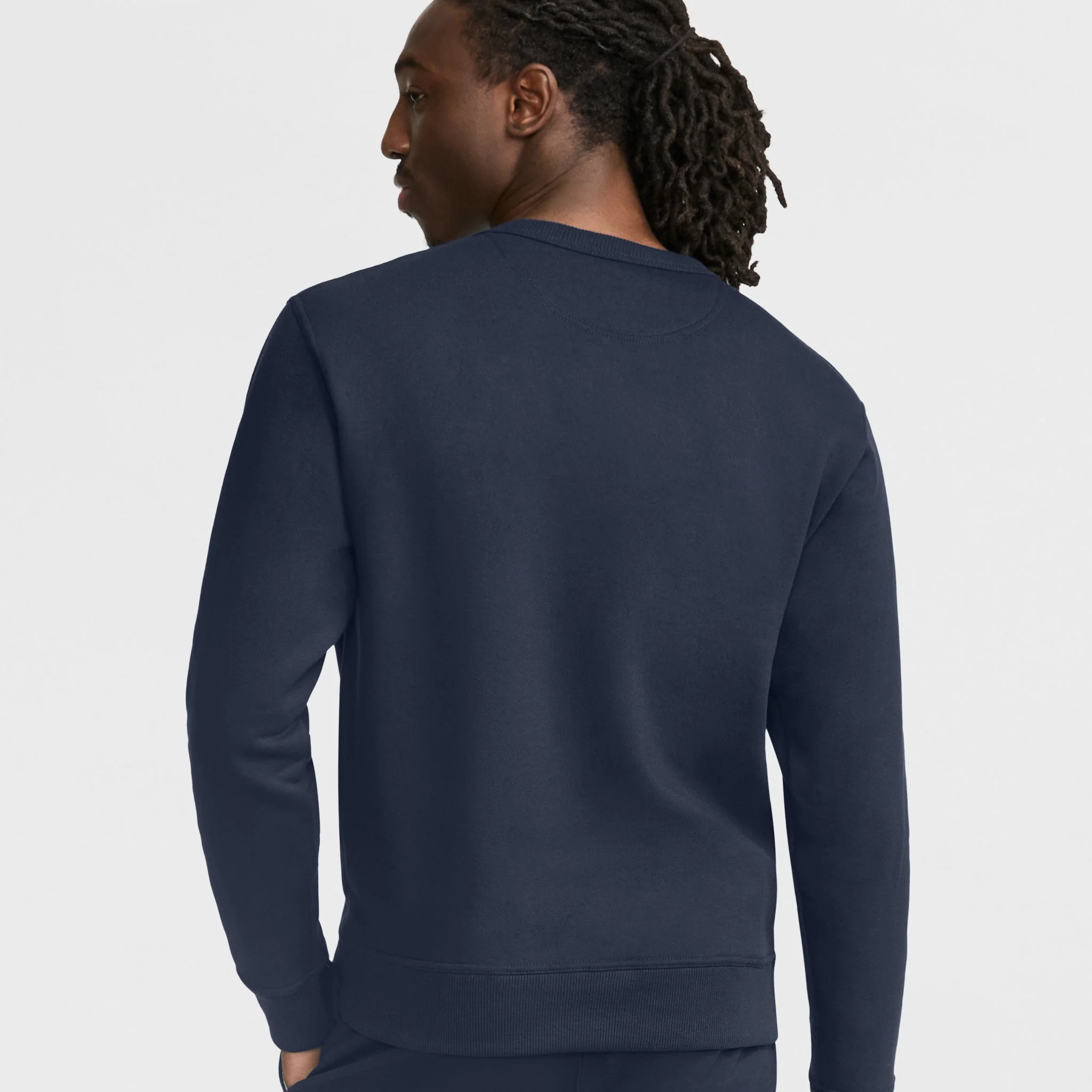 Powerblend Crewneck Sweatshirt, Script Logo - Image 2