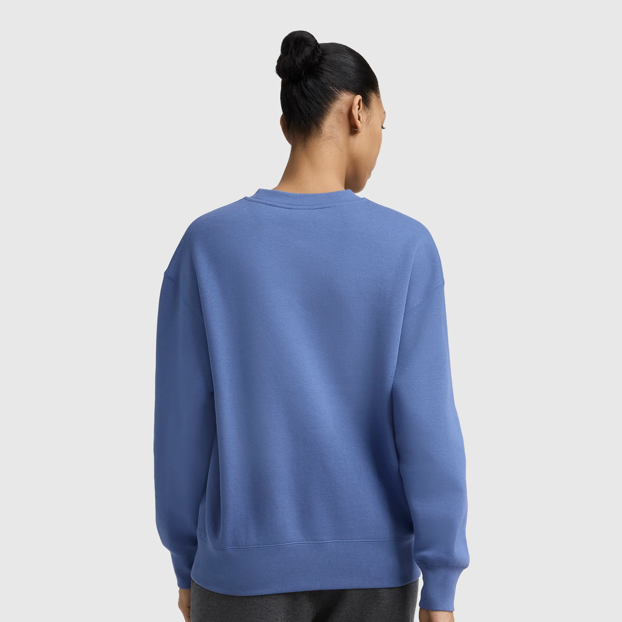 Powerblend Crewneck Sweatshirt, Embroidered Script Logo - Image 2