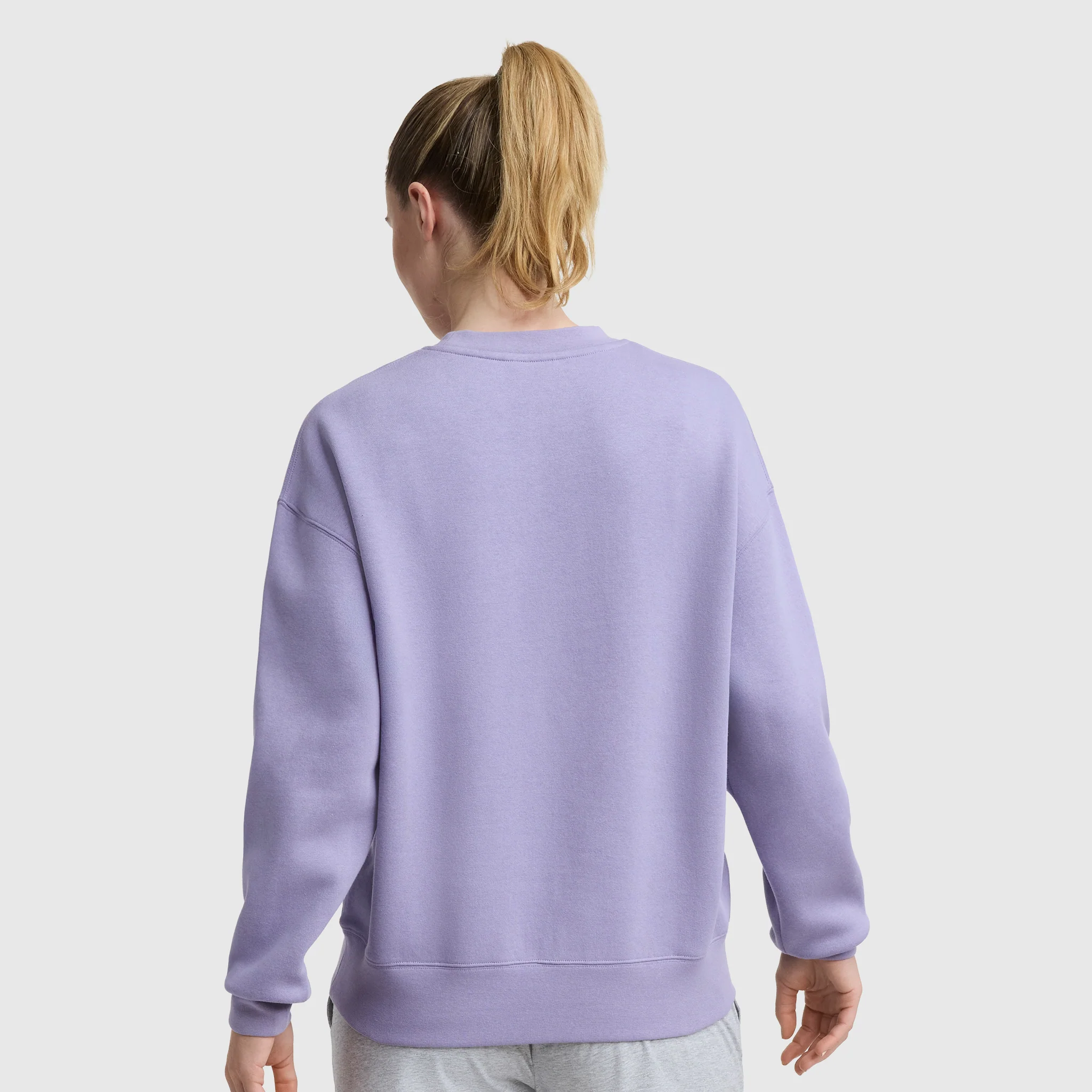 Powerblend Crewneck Sweatshirt, Embroidered Script Logo - Image 2