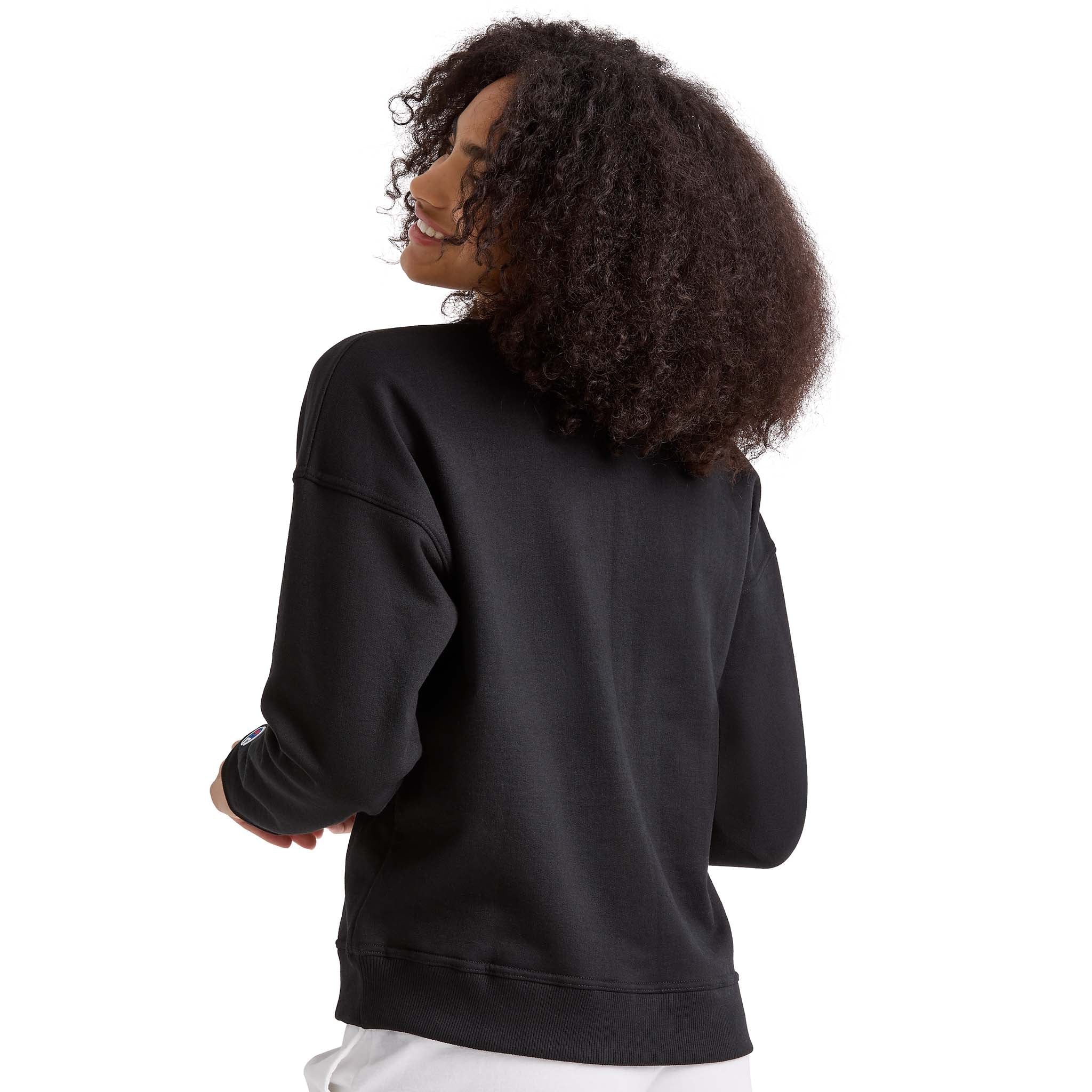 Powerblend Crewneck Sweatshirt, Script Logo - Image 3