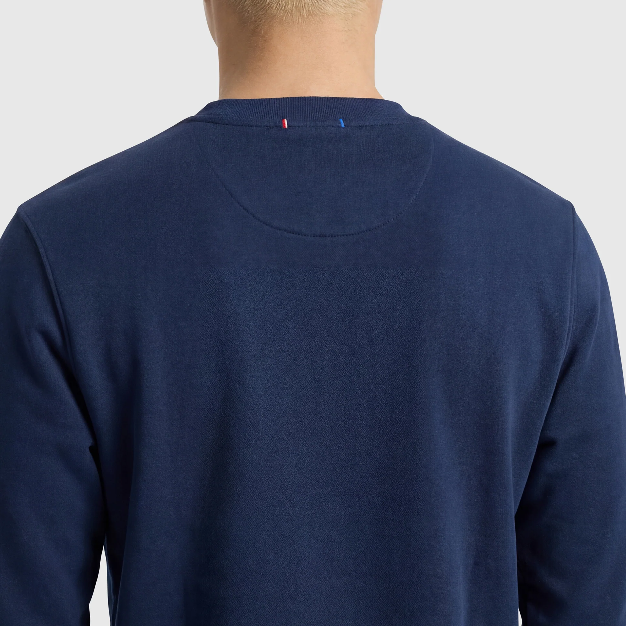 Powerblend Crewneck Sweatshirt, Tonal Script Logo - Image 3
