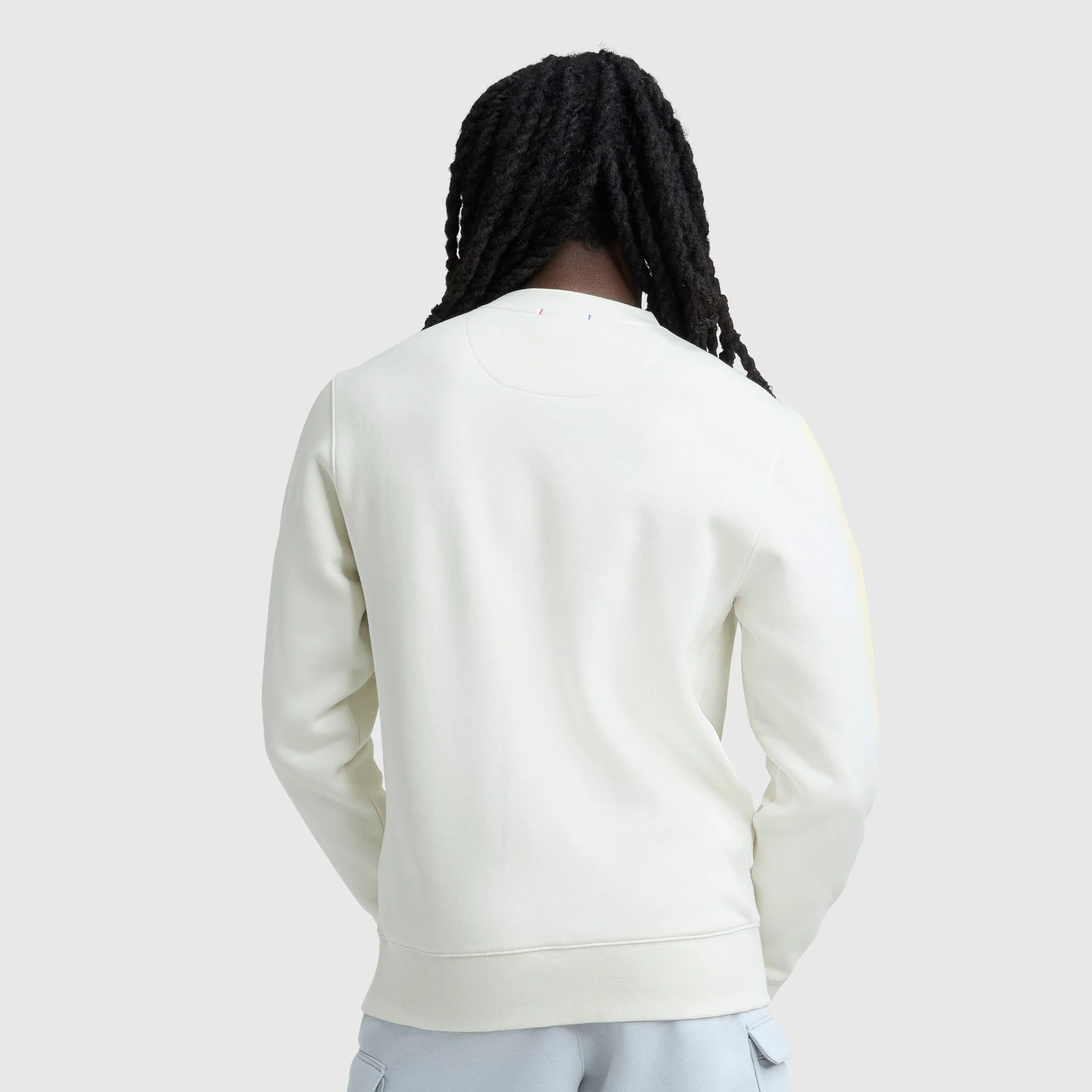 Powerblend Crewneck Sweatshirt, Tonal Script Logo - Image 2