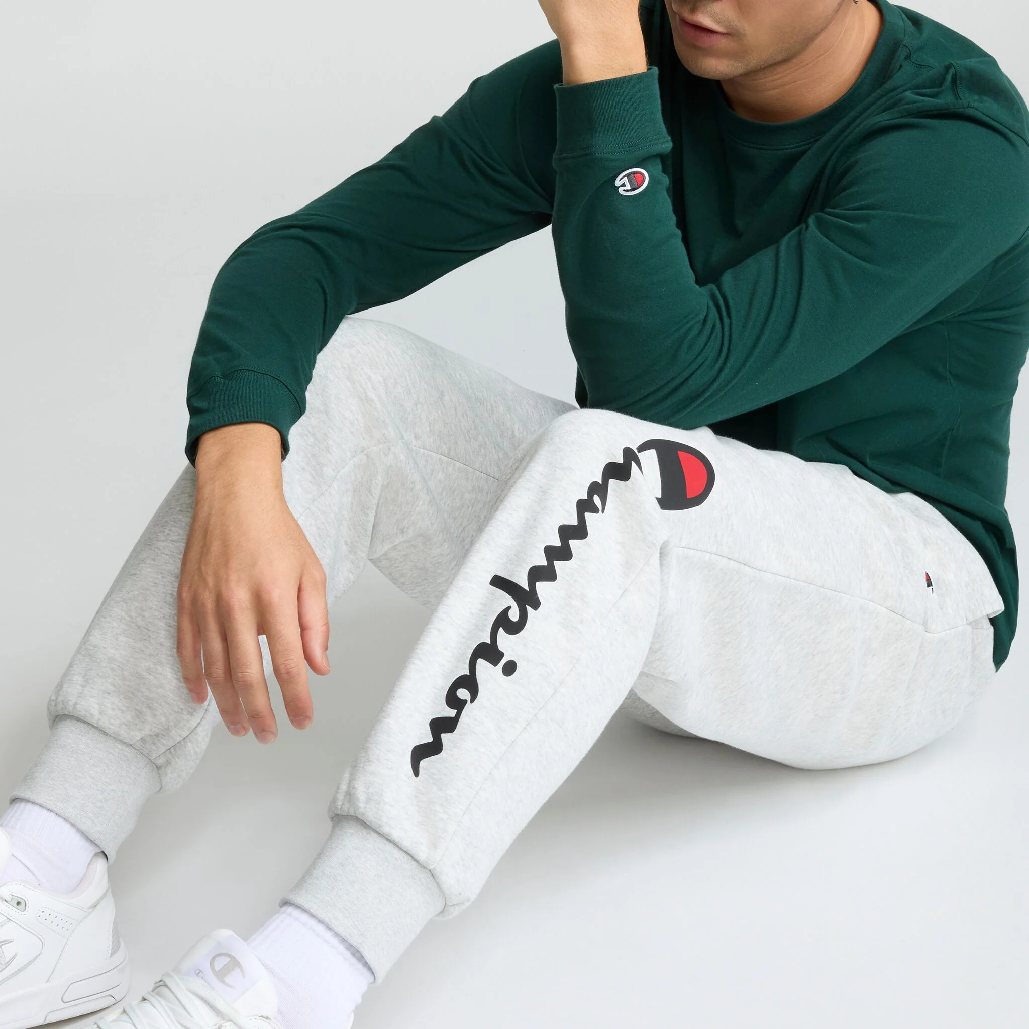 Powerblend Fleece Script Jogger - Image 4