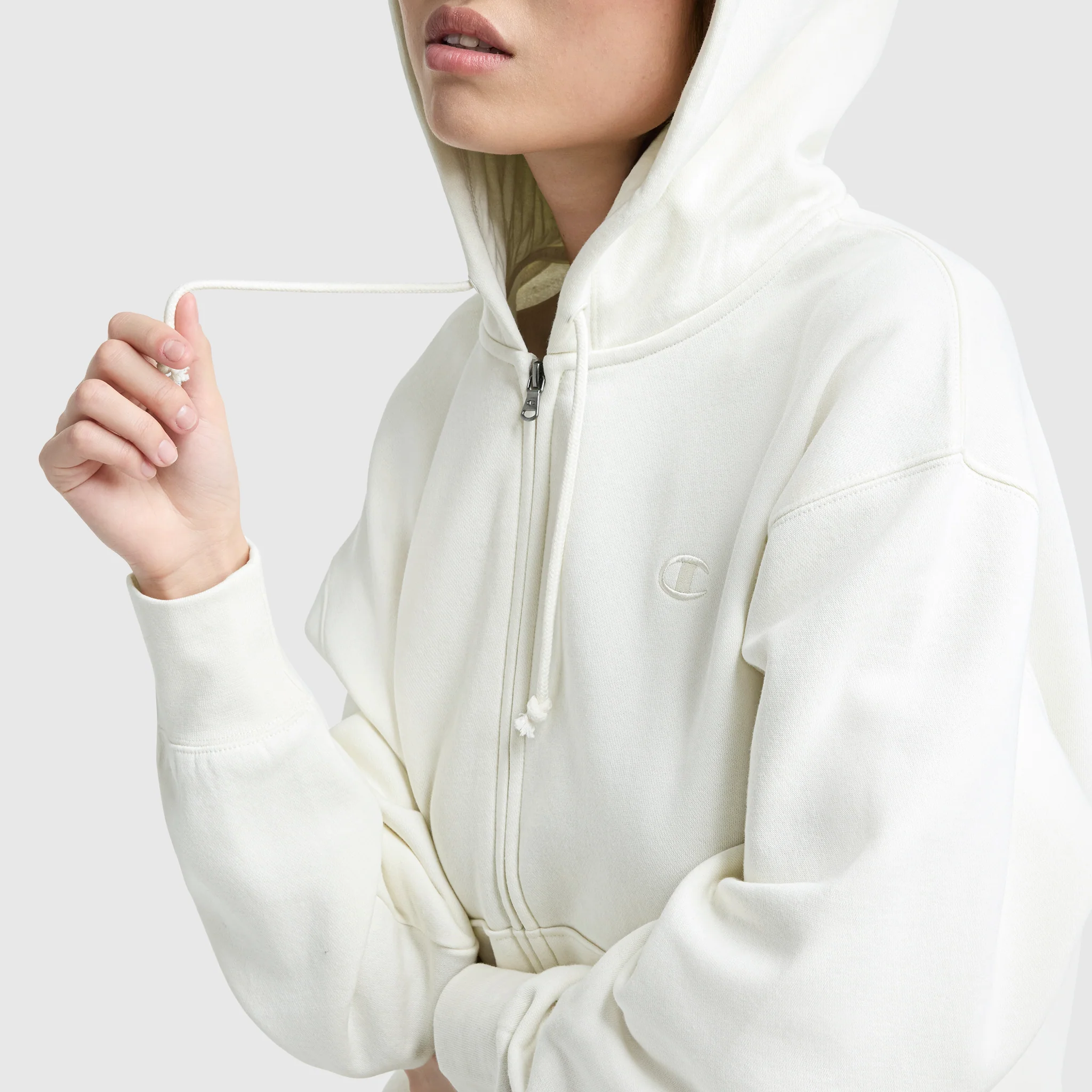 Powerblend Fleece Zip-Up Hoodie, C Logo - Image 4