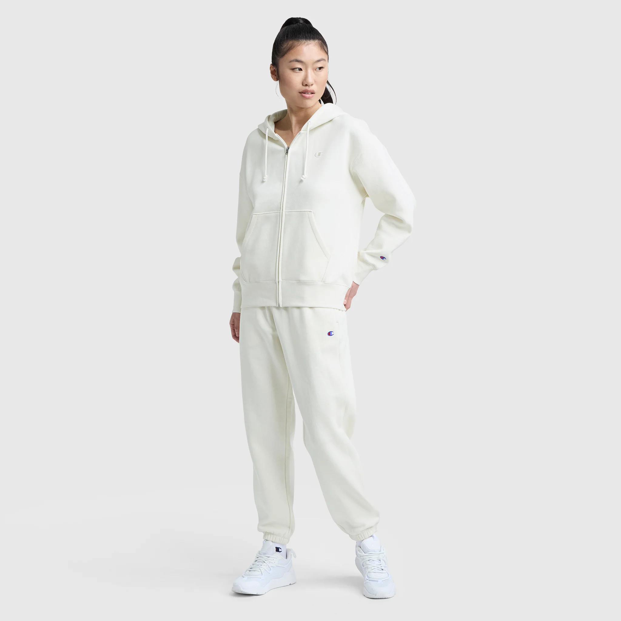 Powerblend Fleece Zip-Up Hoodie, C Logo - Image 6
