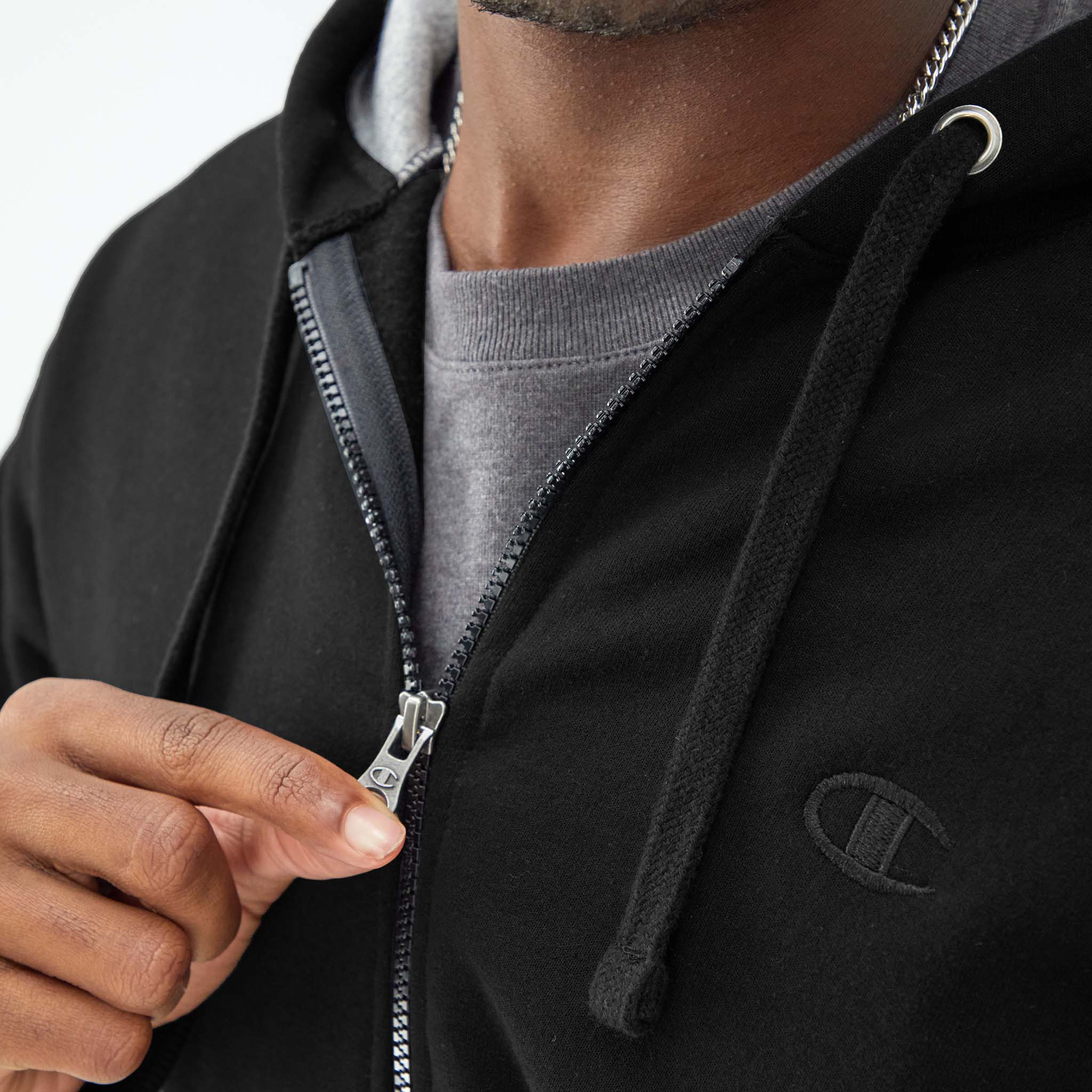 Powerblend Full-Zip Hoodie, C Logo - Image 4