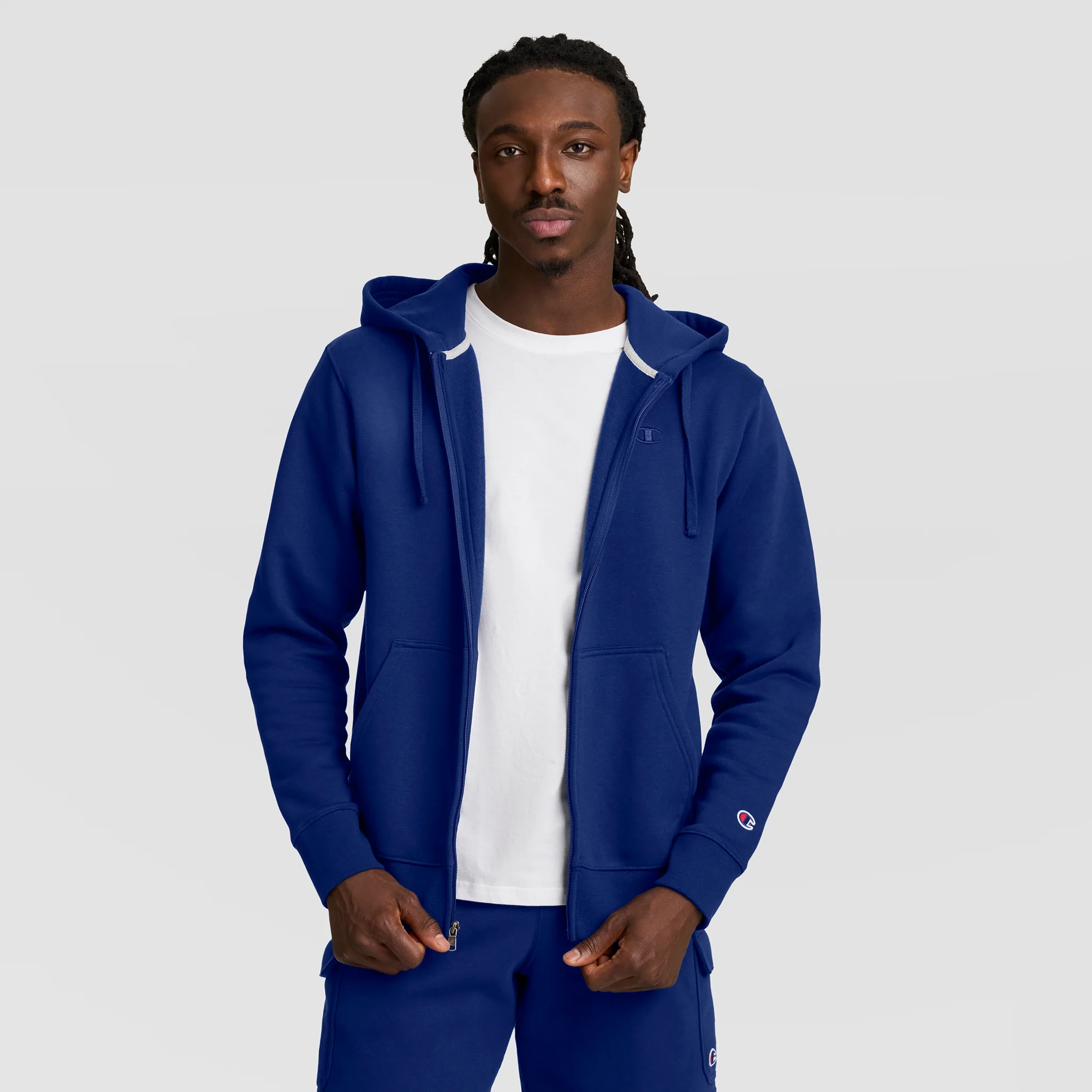 Powerblend Full-Zip Hoodie, C Logo - Image 2