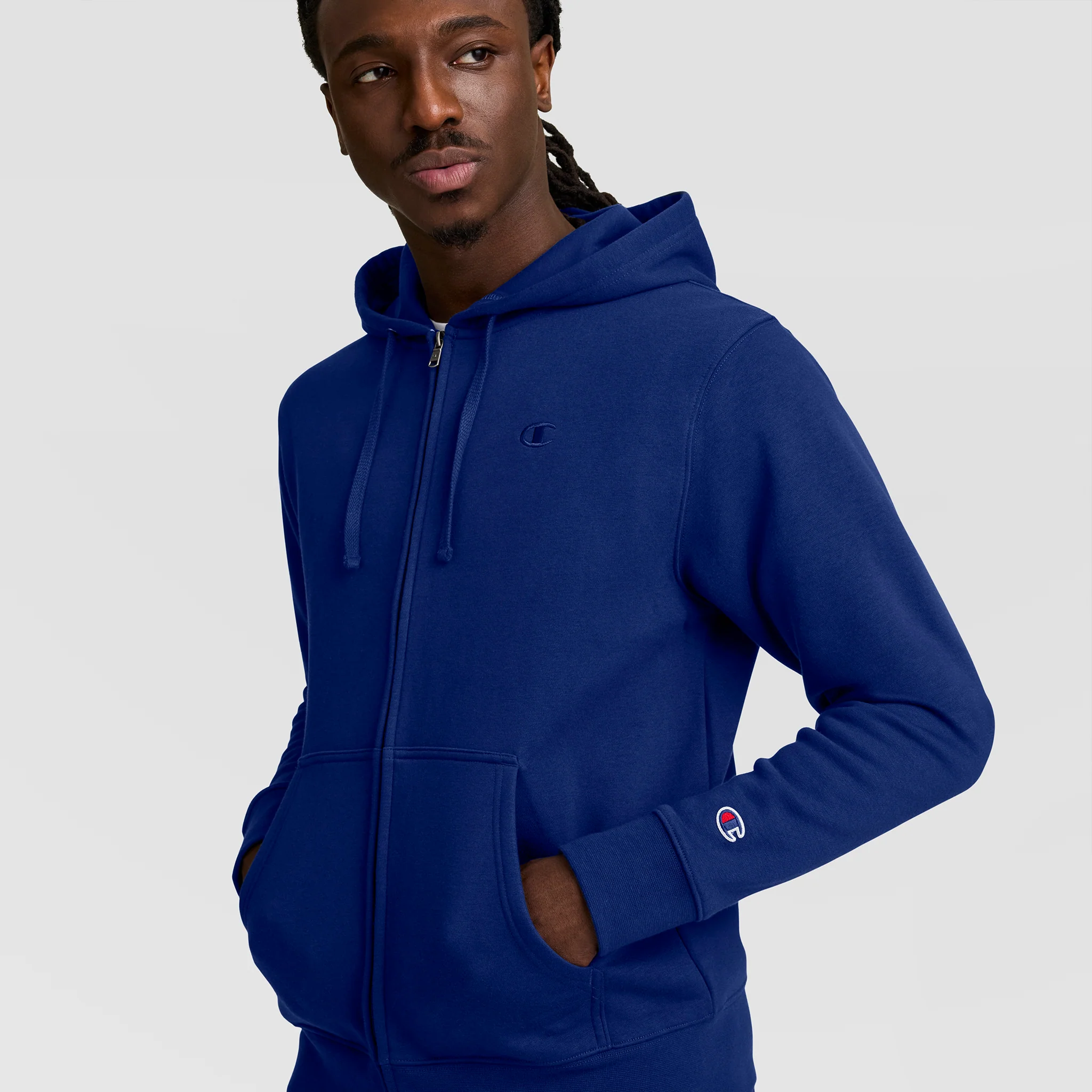 Powerblend Full-Zip Hoodie, C Logo - Image 5