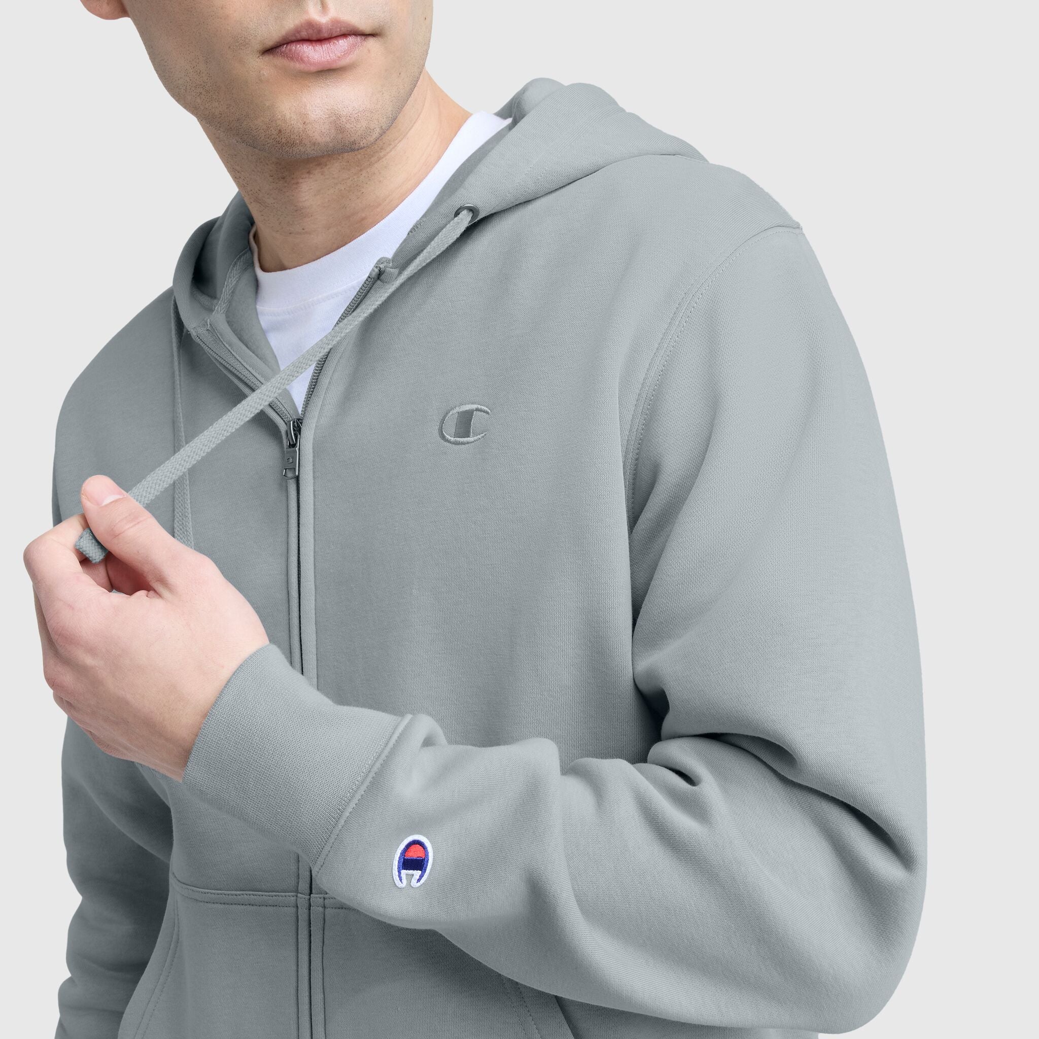 Powerblend Full-Zip Hoodie, C Logo - Image 5