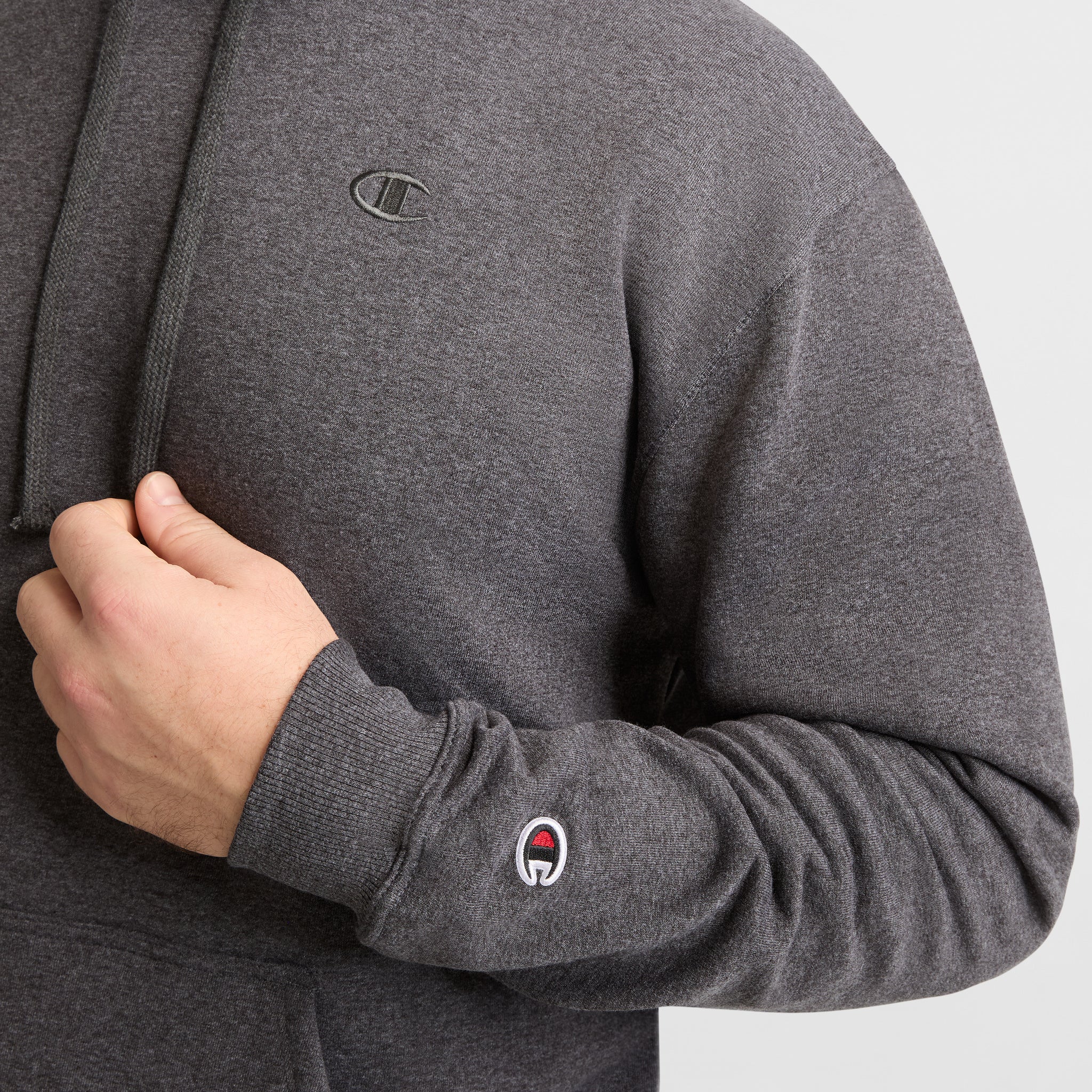 Powerblend Hoodie, C Logo - Big & Tall - Image 3