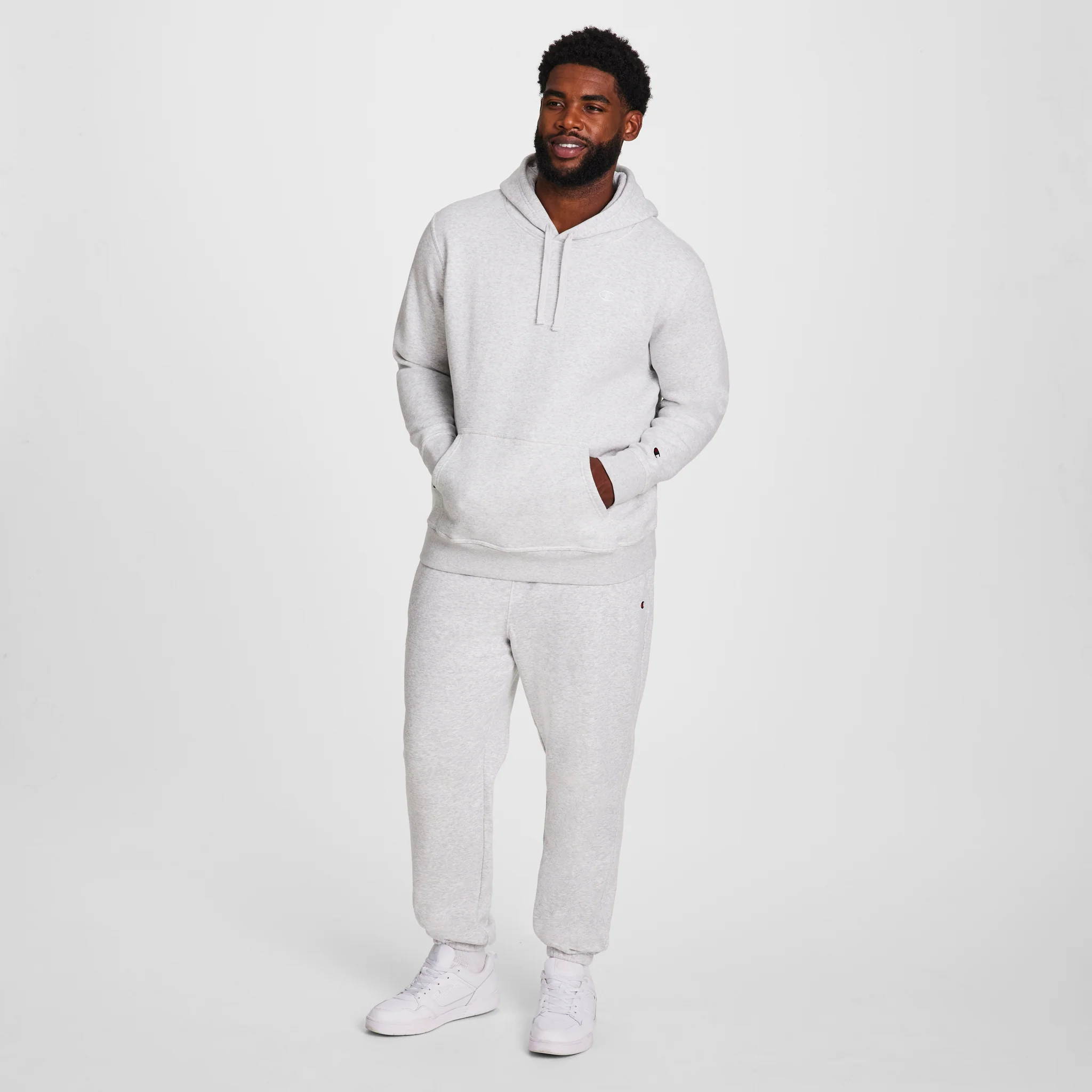 Powerblend Hoodie, C Logo - Big & Tall - Image 4