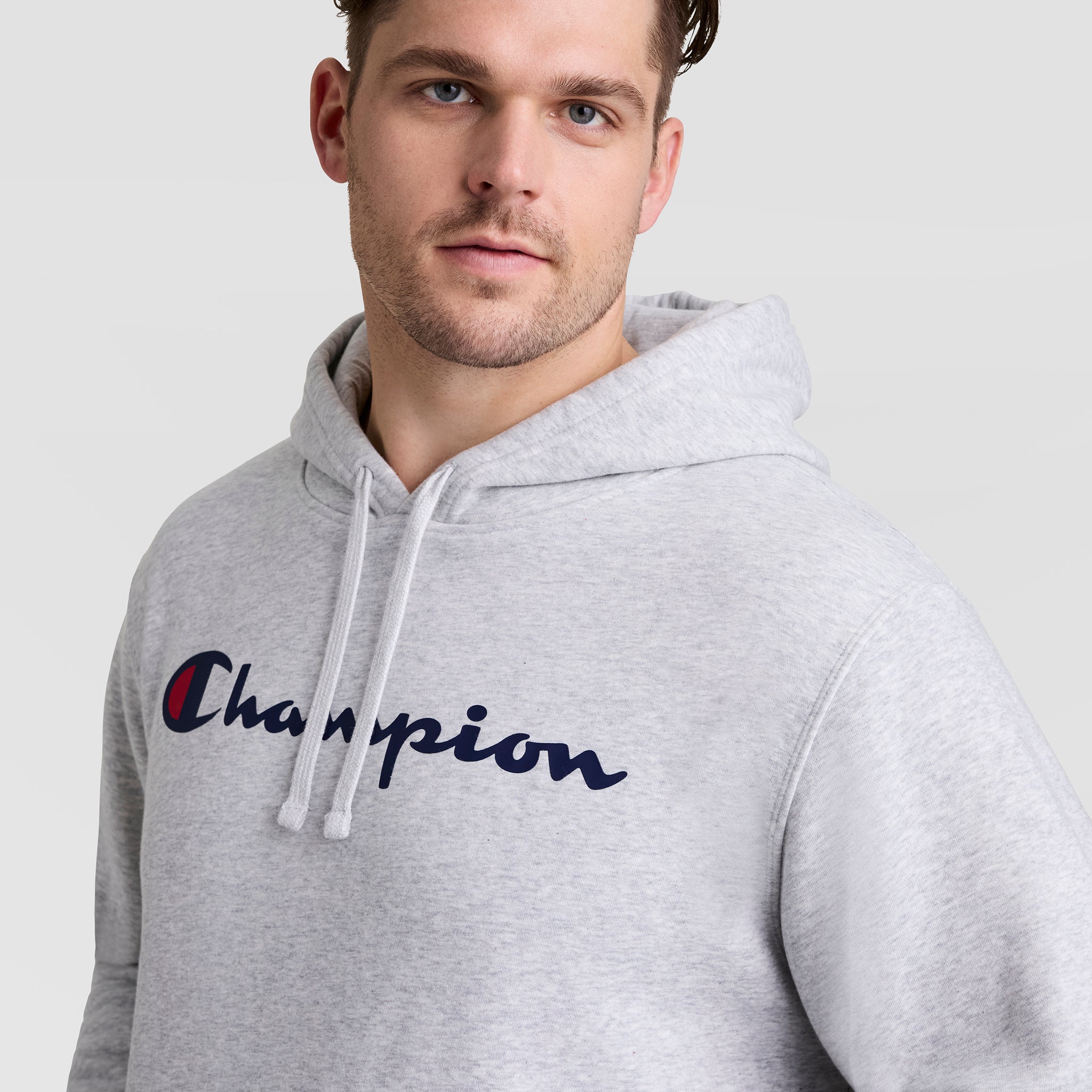 Powerblend Hoodie, Full Script Logo - Big & Tall - Image 3