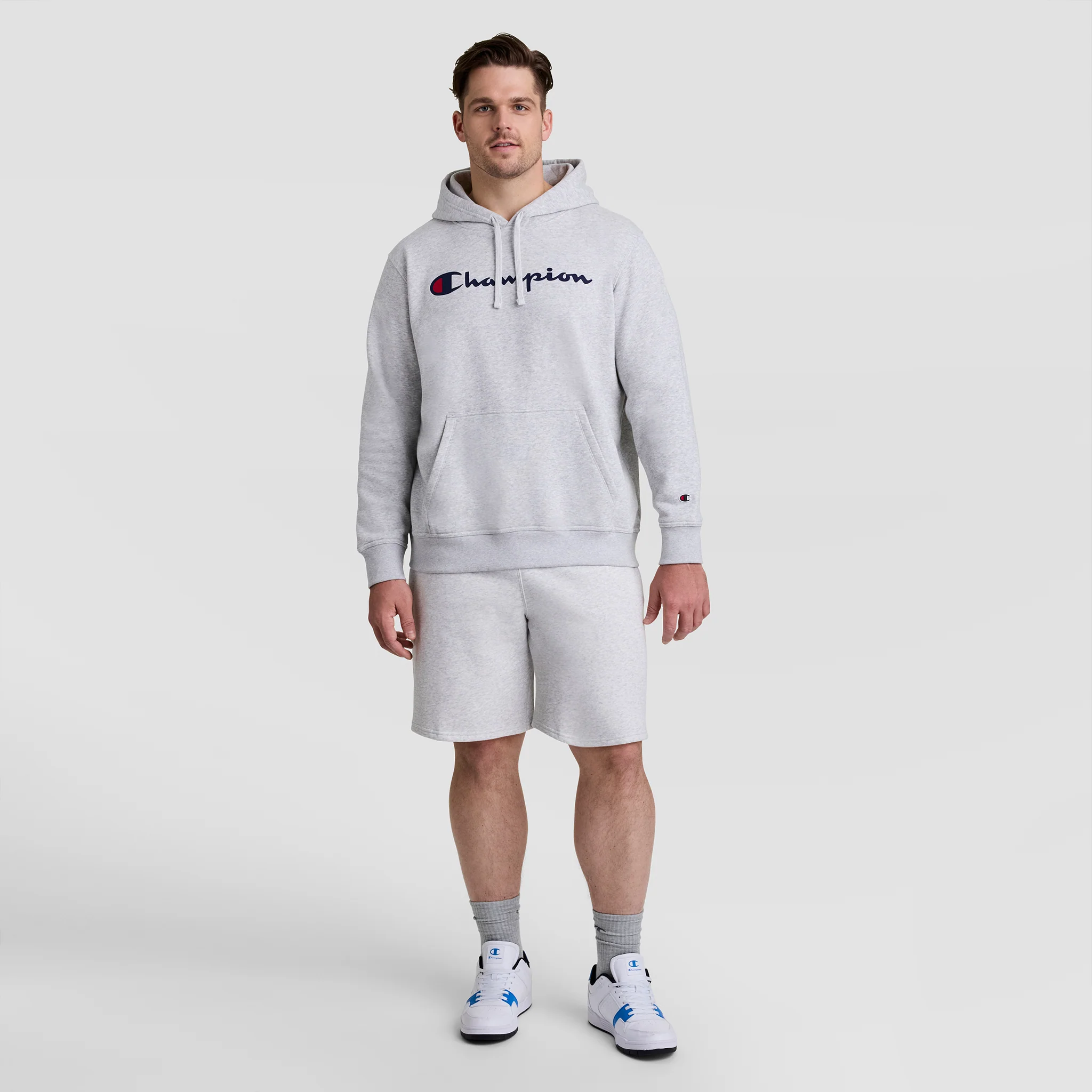 Powerblend Hoodie, Full Script Logo - Big & Tall - Image 5