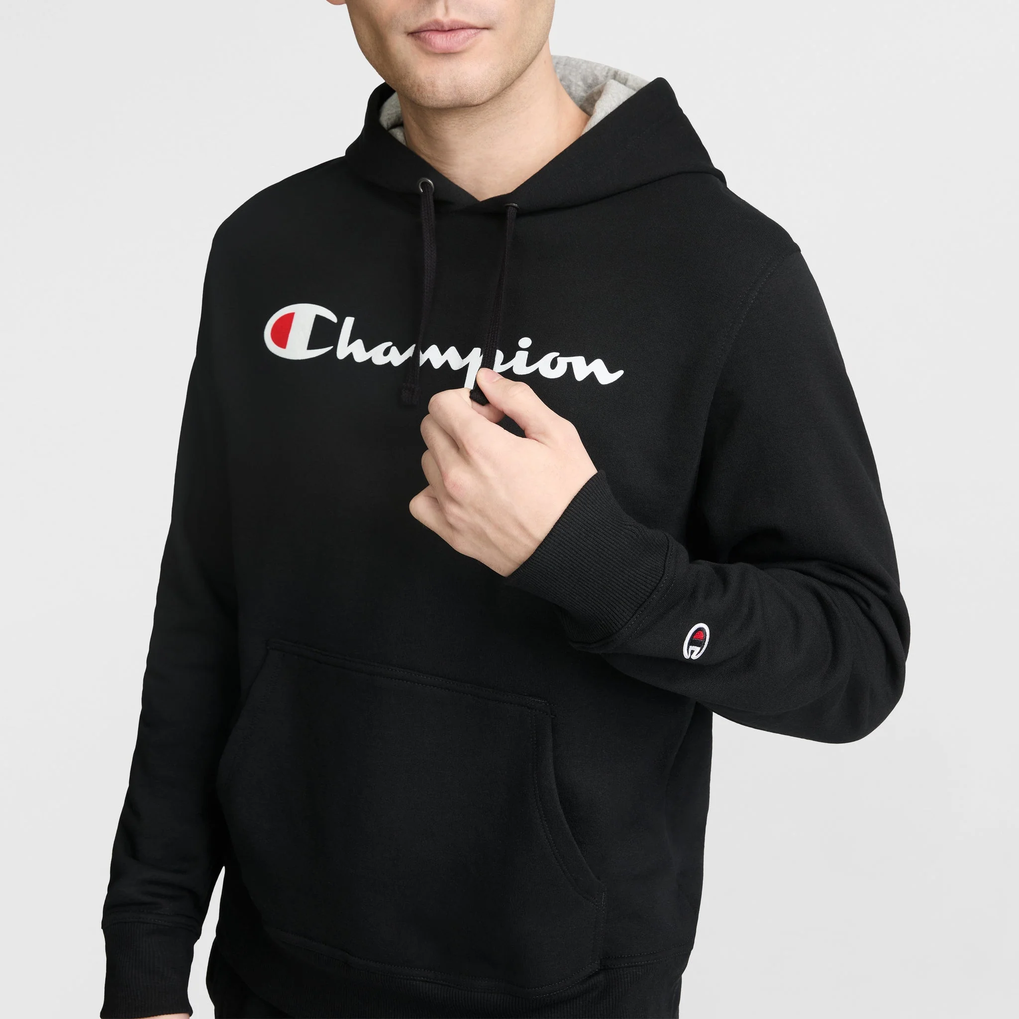 Powerblend Hoodie, Full Script Logo - Image 3