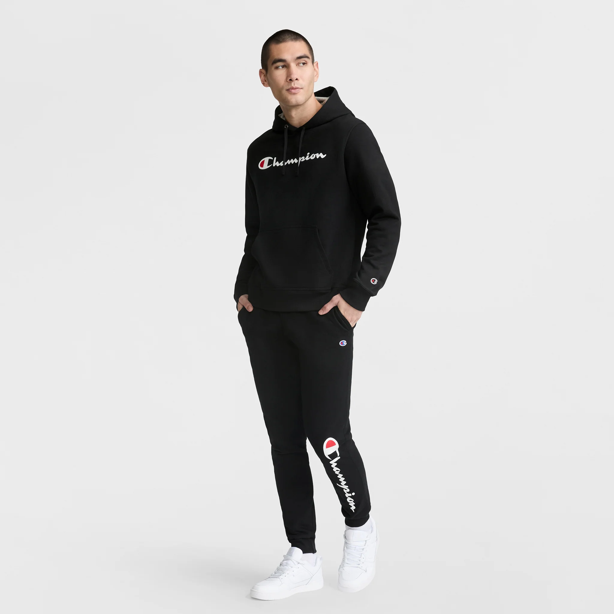 Powerblend Hoodie, Full Script Logo - Image 4