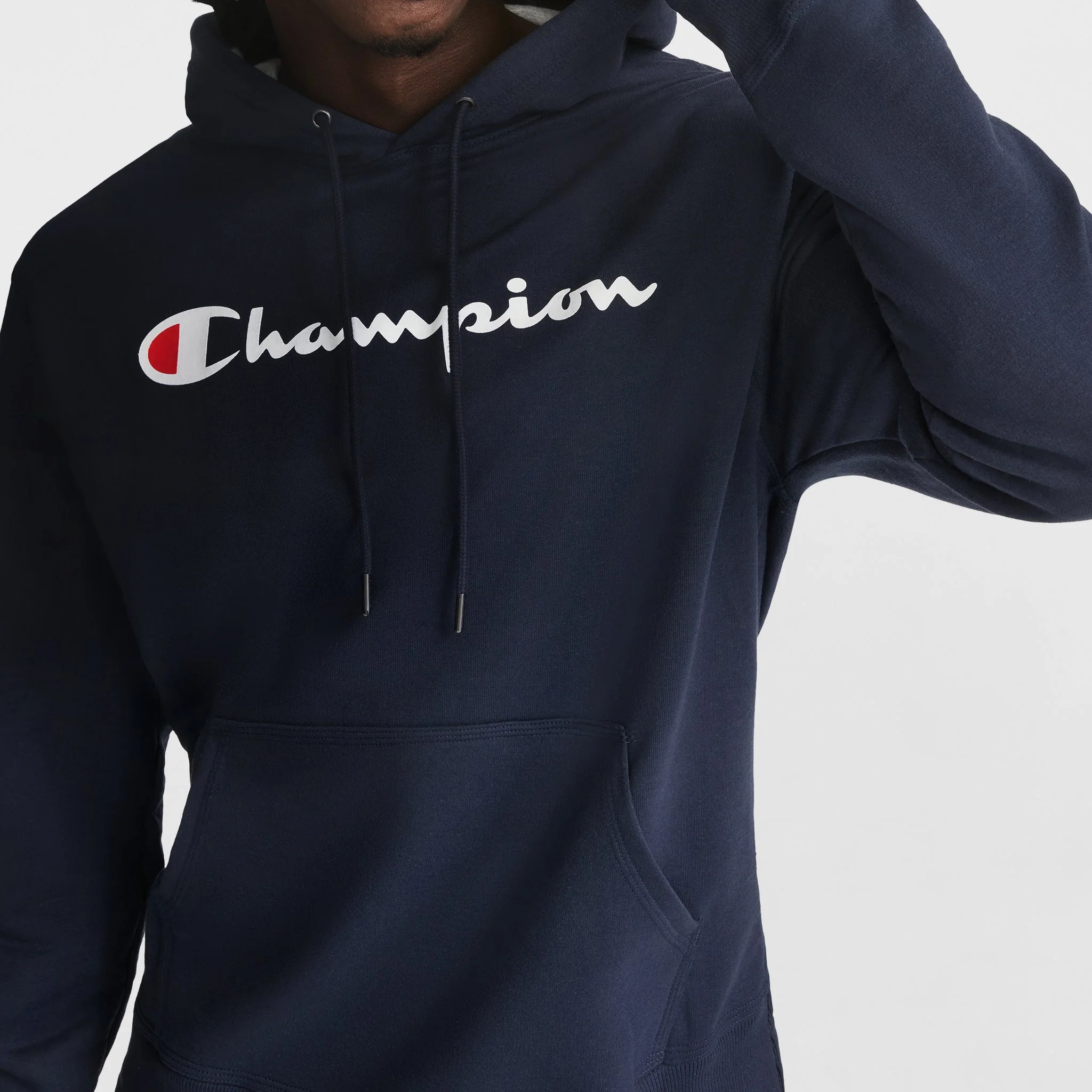 Powerblend Hoodie, Full Script Logo - Image 3
