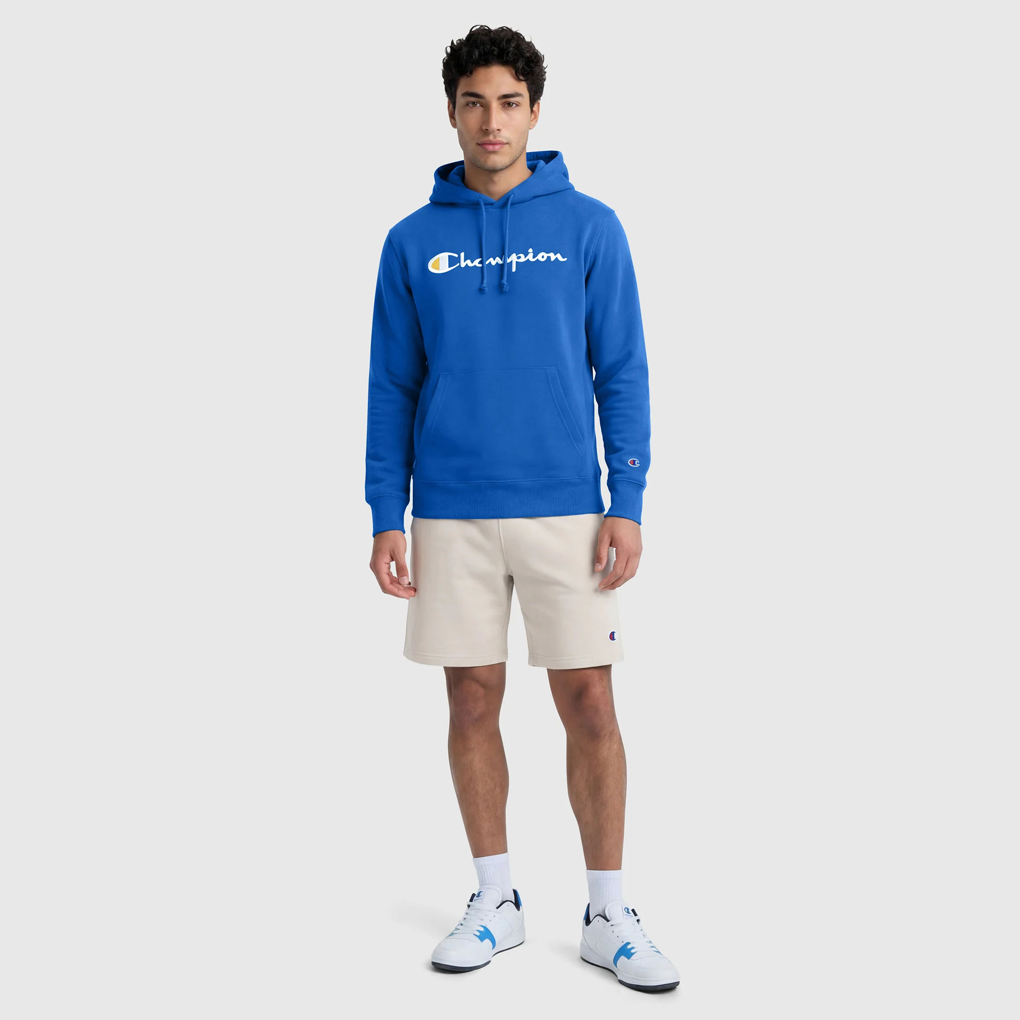Powerblend Hoodie, Full Script Logo - Image 7