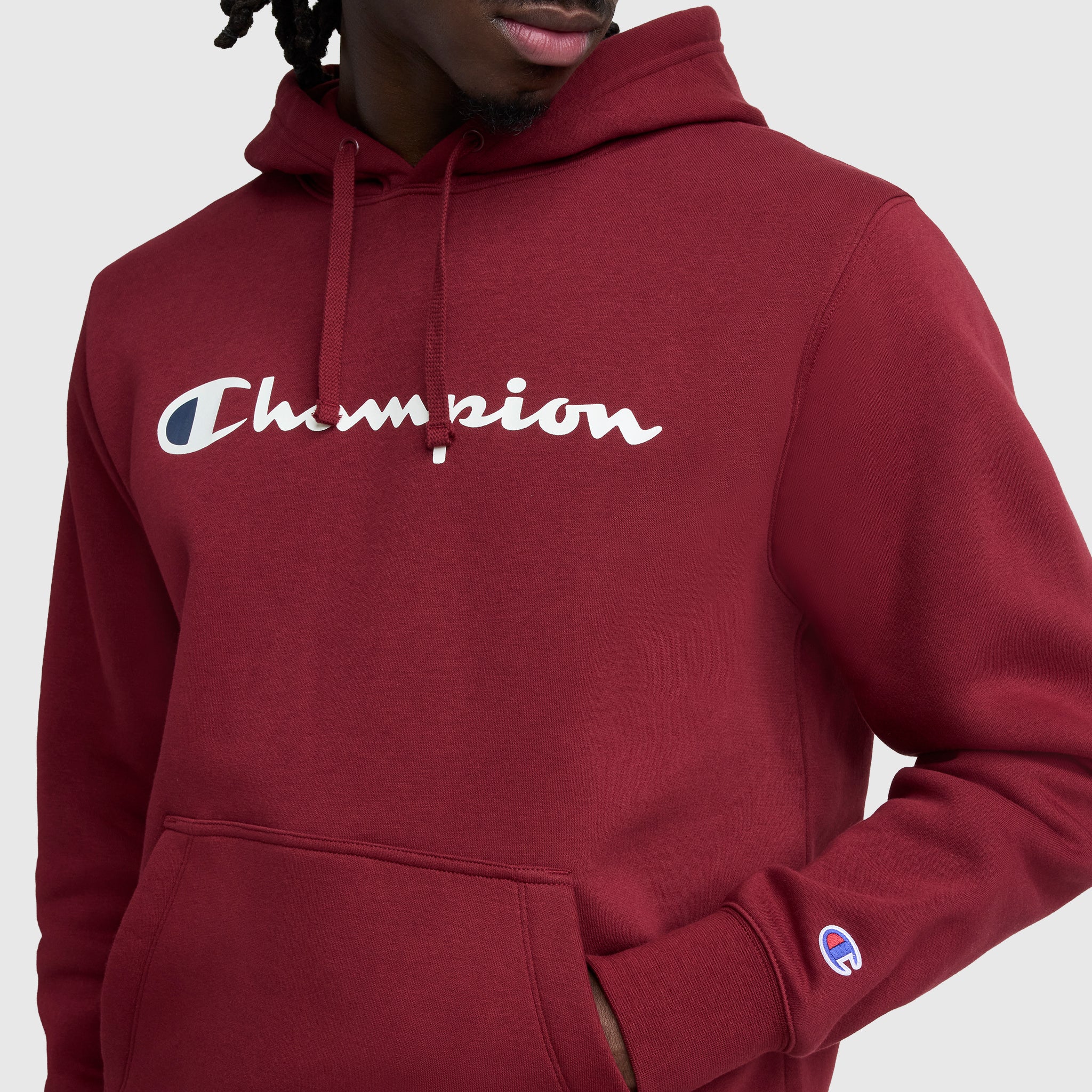 Powerblend Hoodie, Full Script Logo - Image 3