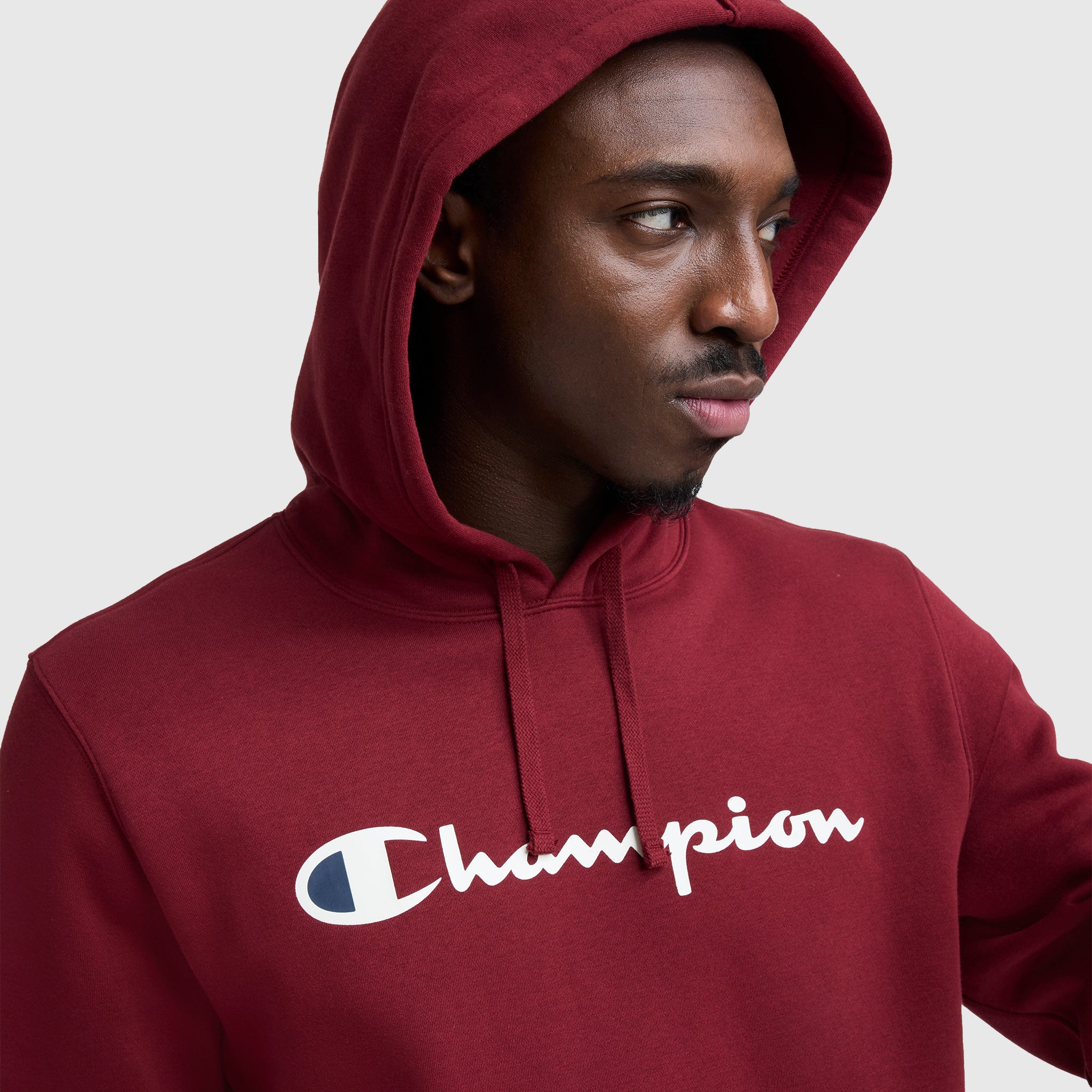 Powerblend Hoodie, Full Script Logo - Image 5