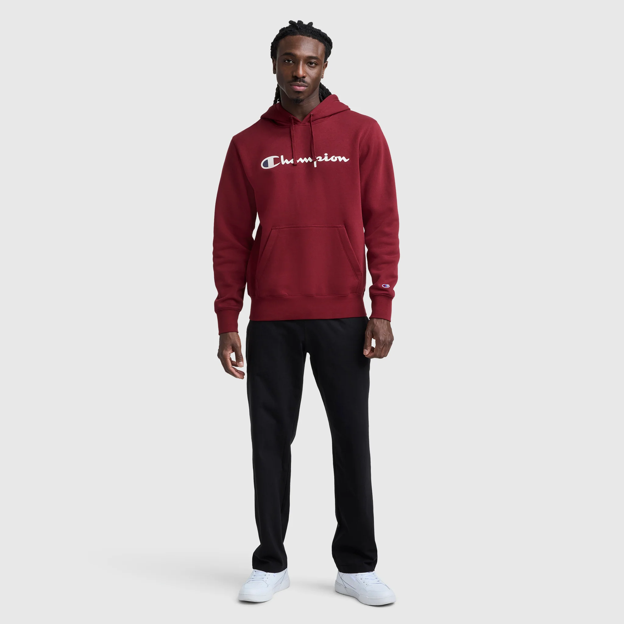Powerblend Hoodie, Full Script Logo - Image 6