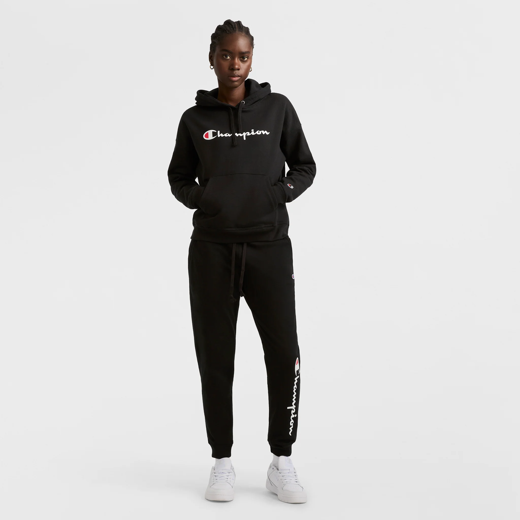 Powerblend Hoodie, Script Logo - Image 3