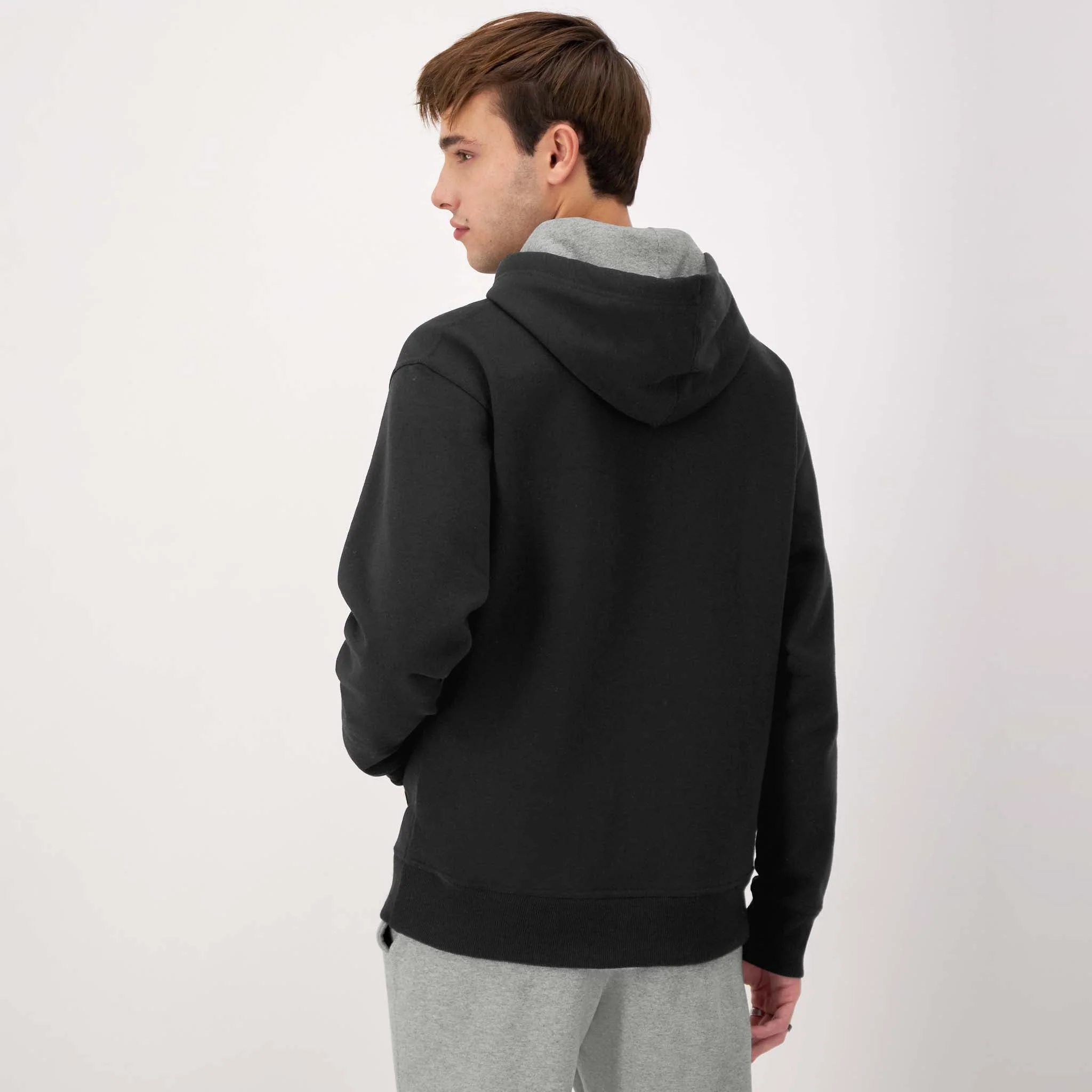 Powerblend Hoodie, Tonal Script Logo - Image 3
