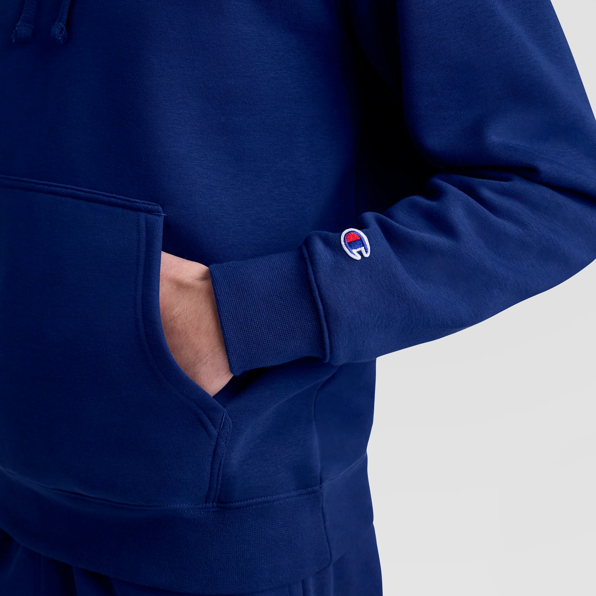 Powerblend Hoodie, Tonal Script Logo - Image 5