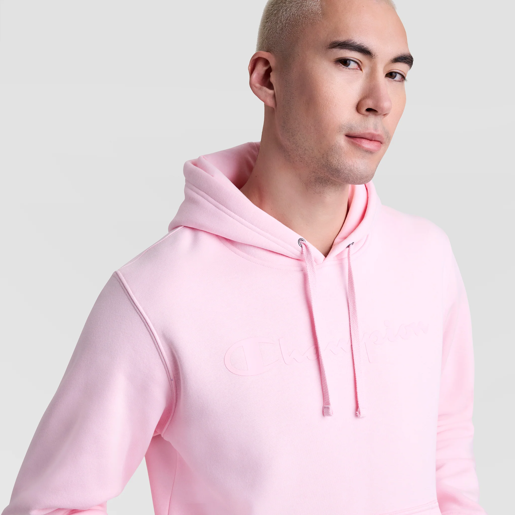 Powerblend Hoodie, Tonal Script Logo - Image 3