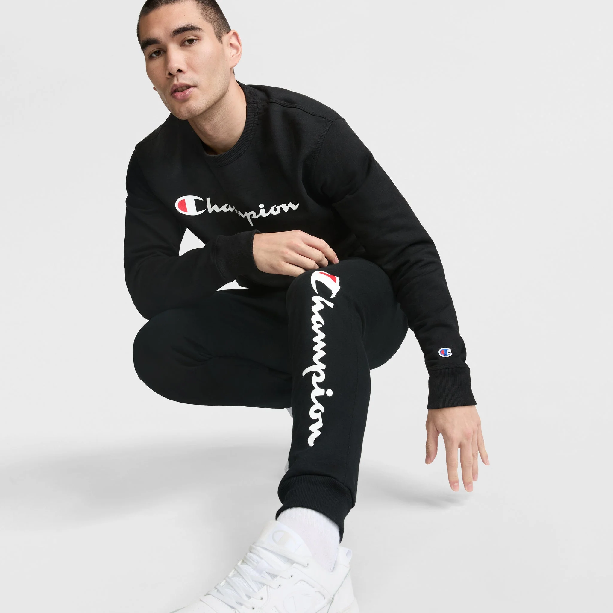 Powerblend Joggers, Script Logo - Image 4