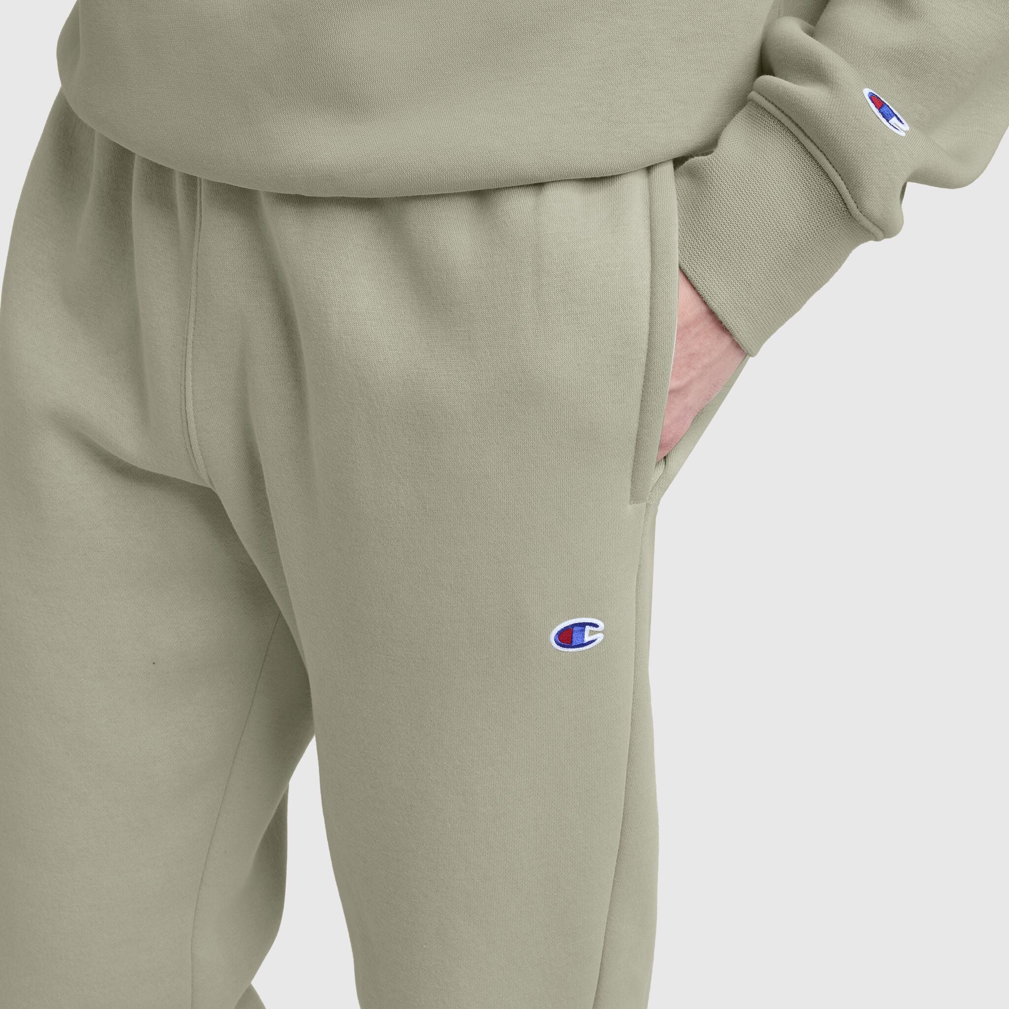 Powerblend Sweatpants, Cinched Bottom, C Logo - Image 3