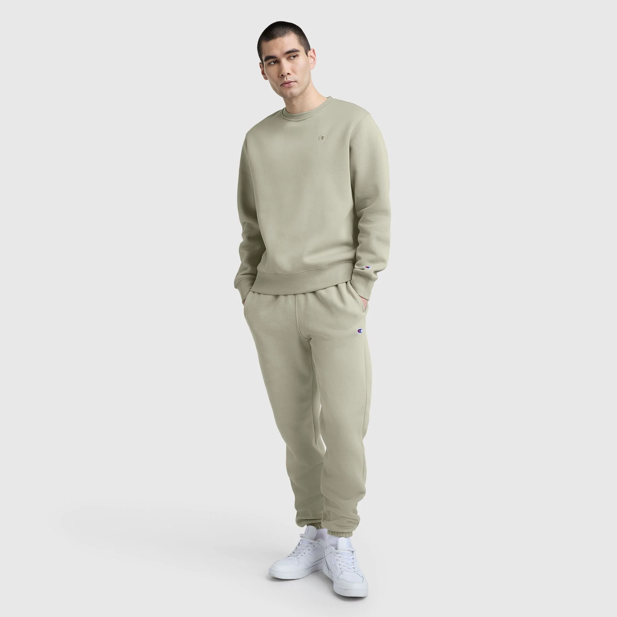 Powerblend Sweatpants, Cinched Bottom, C Logo - Image 5