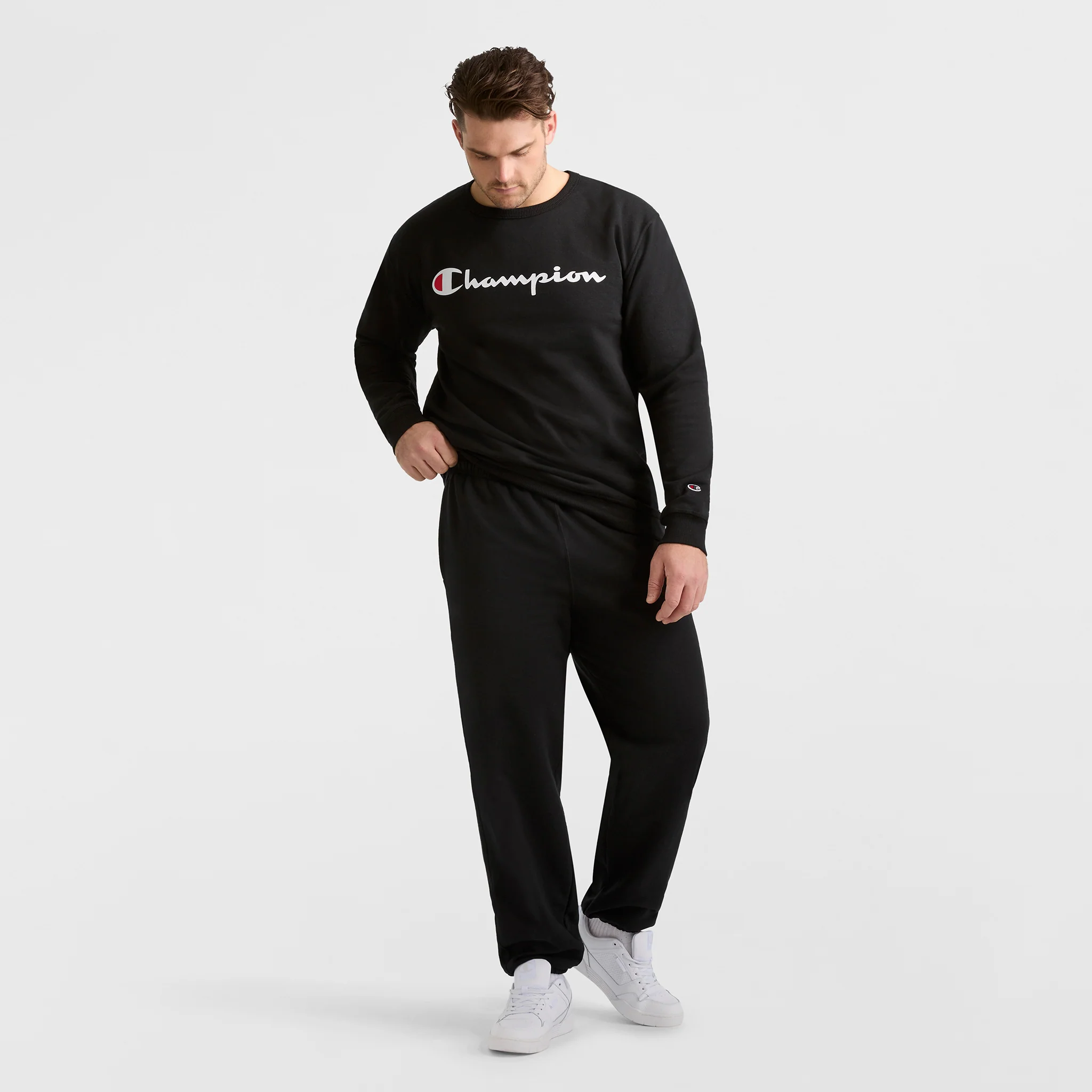 Powerblend Sweatpants, Cinched Bottom, C Logo - Big & Tall - Image 4