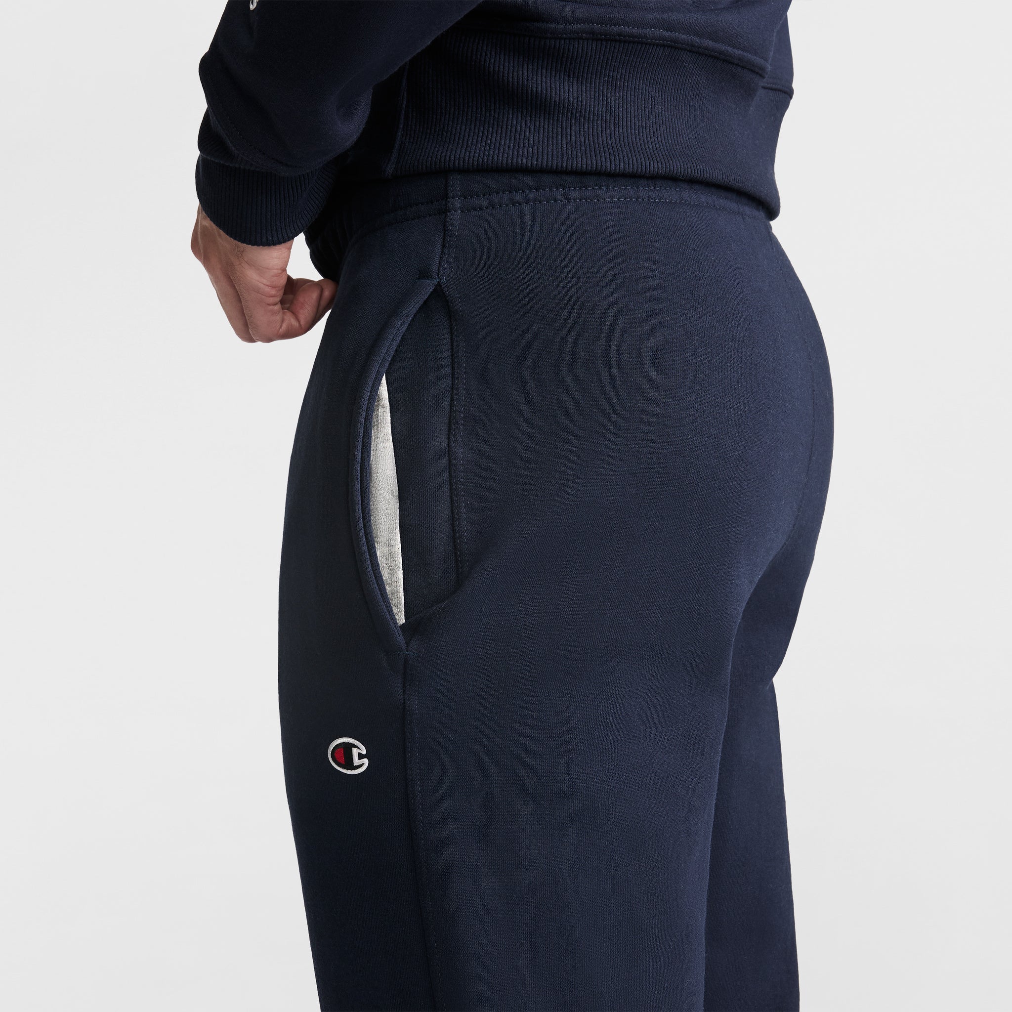 Powerblend Sweatpants, Cinched Bottom, C Logo - Big & Tall - Image 3