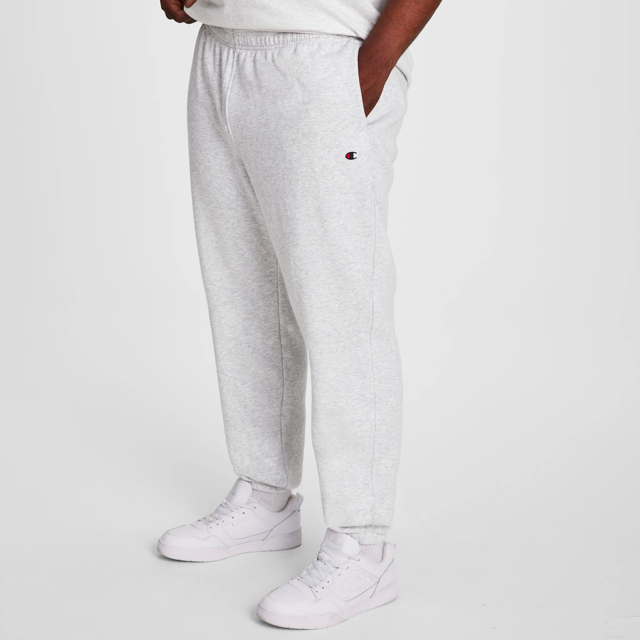 Powerblend Sweatpants, Cinched Bottom, C Logo - Big & Tall - Image 3