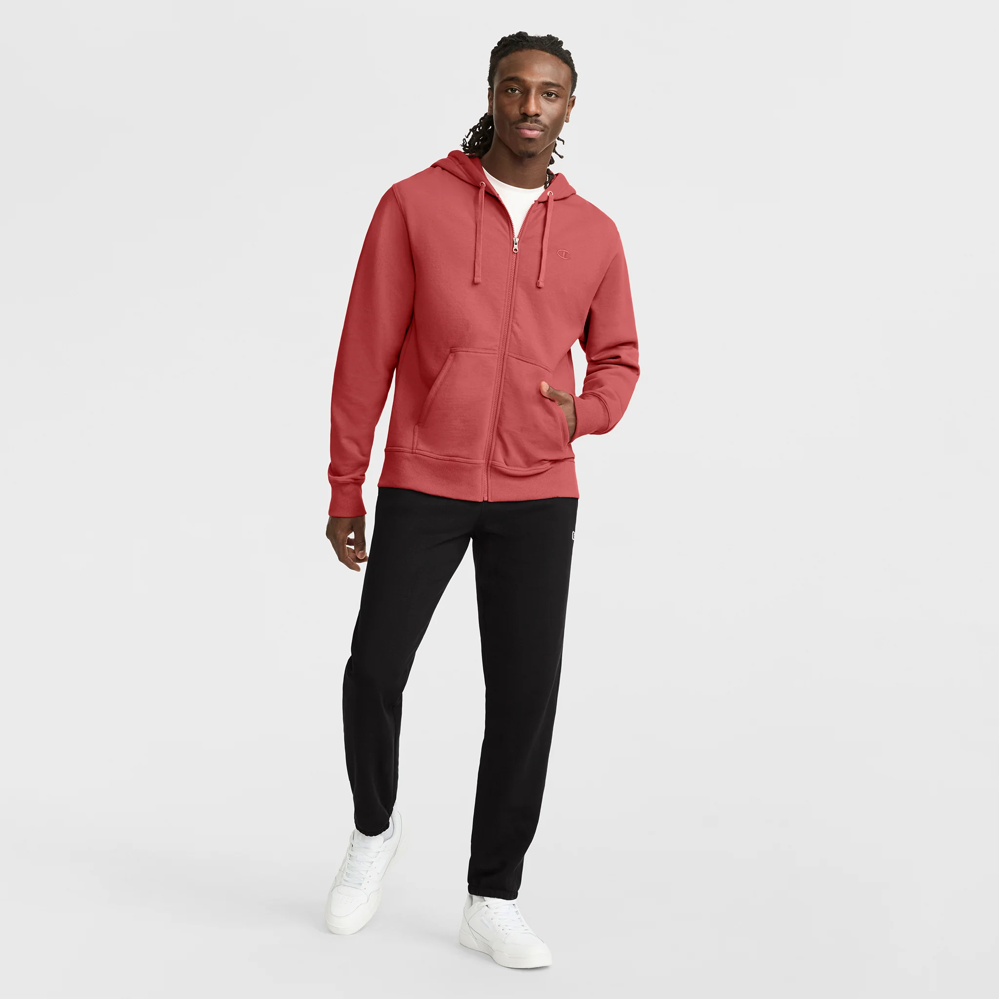 Powerblend Sweatpants, Cinched Bottom, C Logo - Image 4