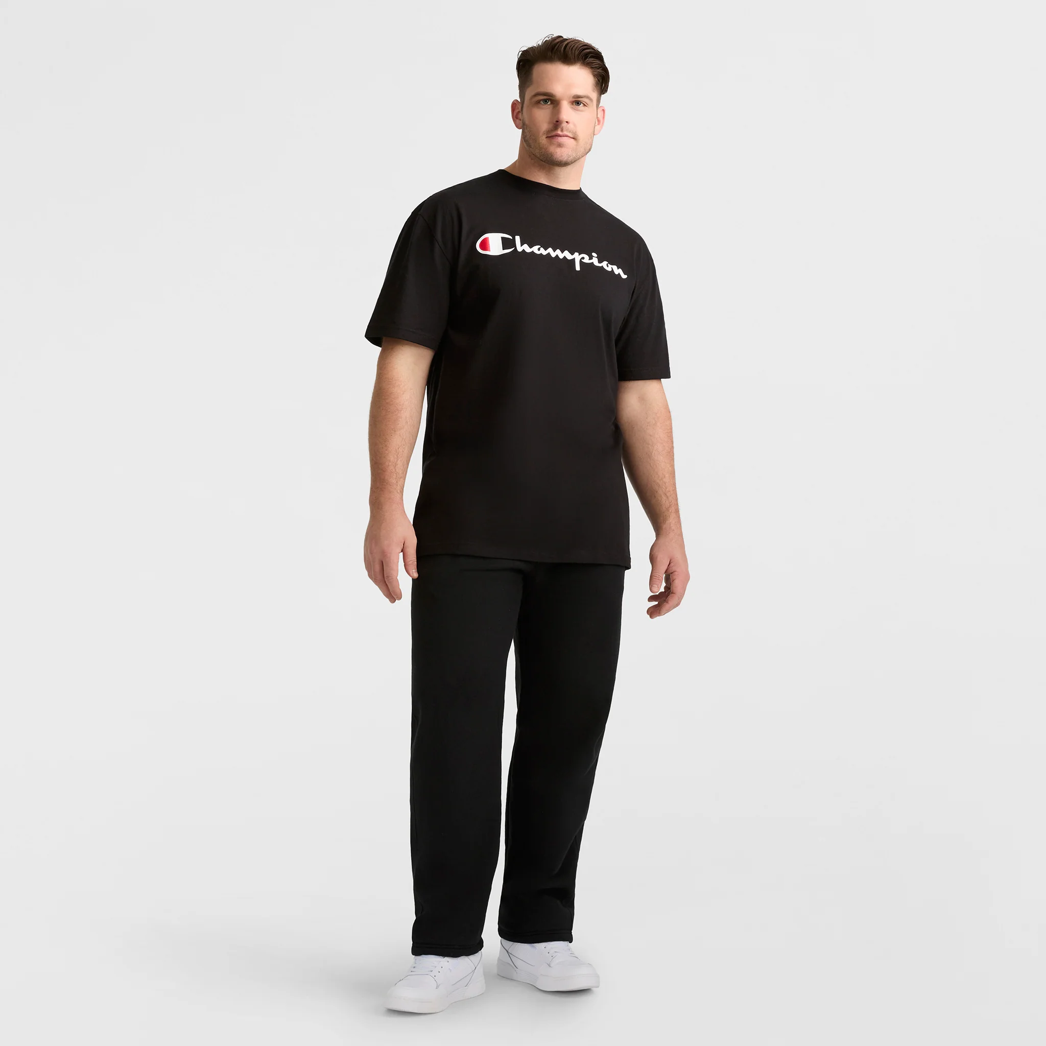 Powerblend Sweatpants, Open Hem, C Logo - Big & Tall - Image 4