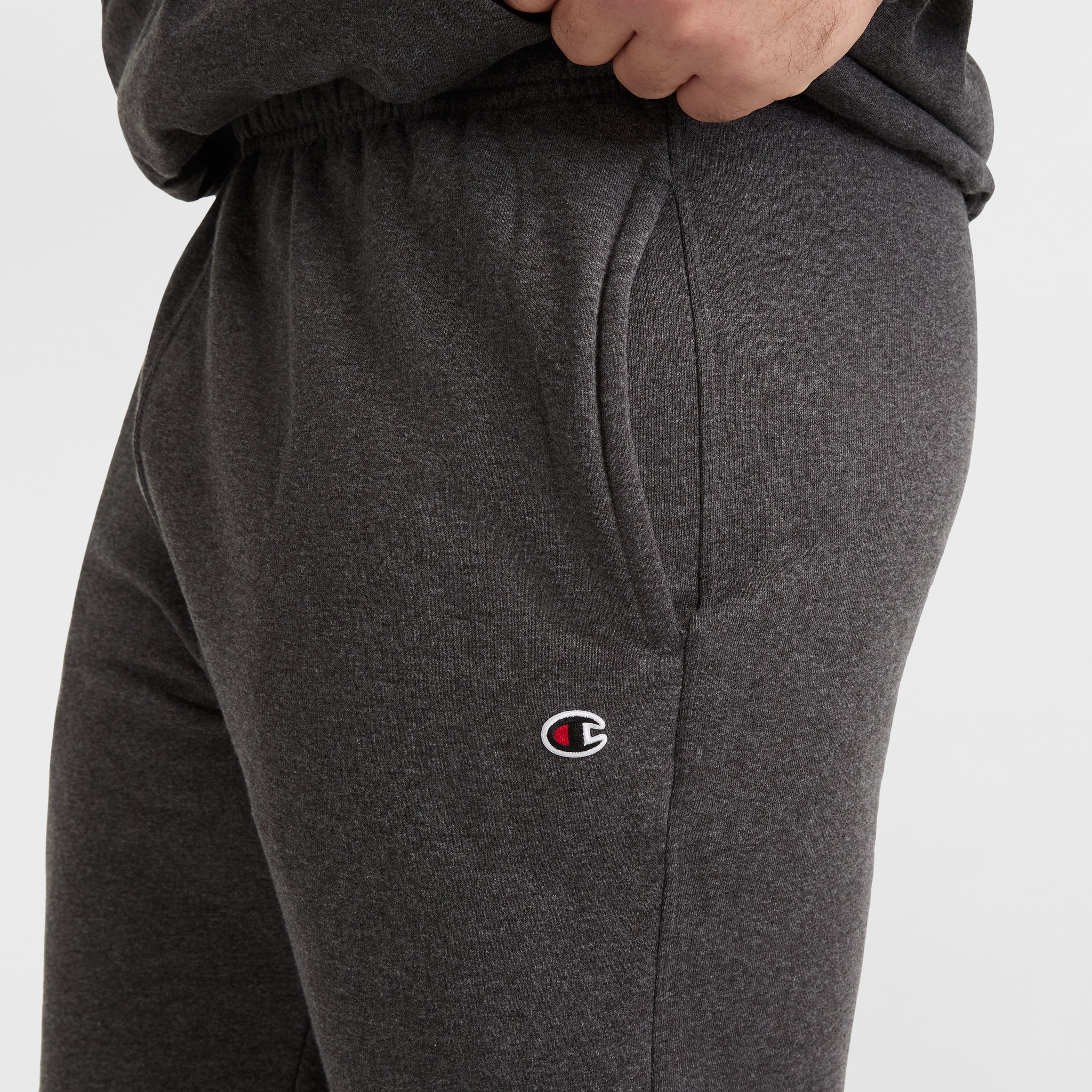 Powerblend Sweatpants, Open Hem, C Logo - Big & Tall - Image 3