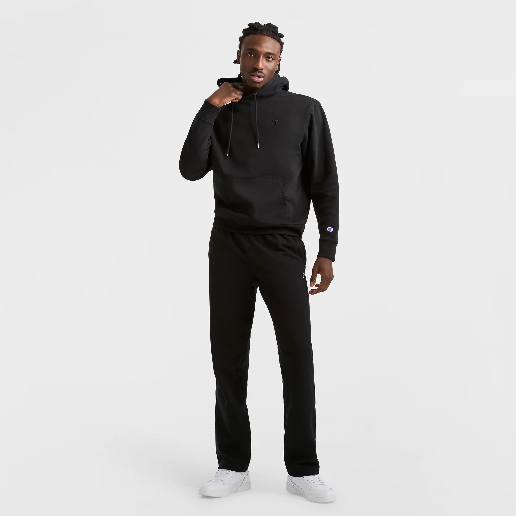 Powerblend Sweatpants, Open Hem, C Logo - Image 3