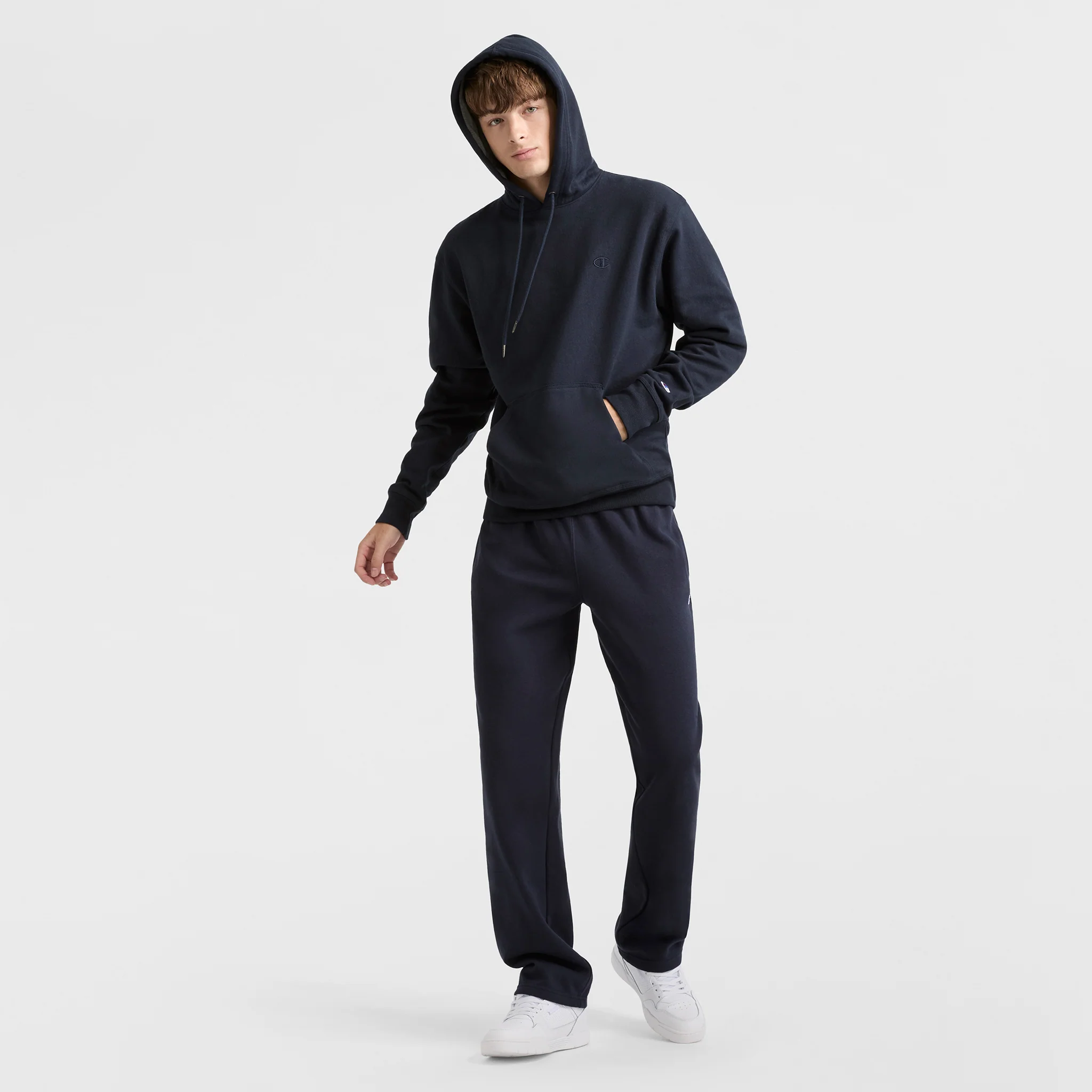 Powerblend Sweatpants, Open Hem, C Logo - Image 4