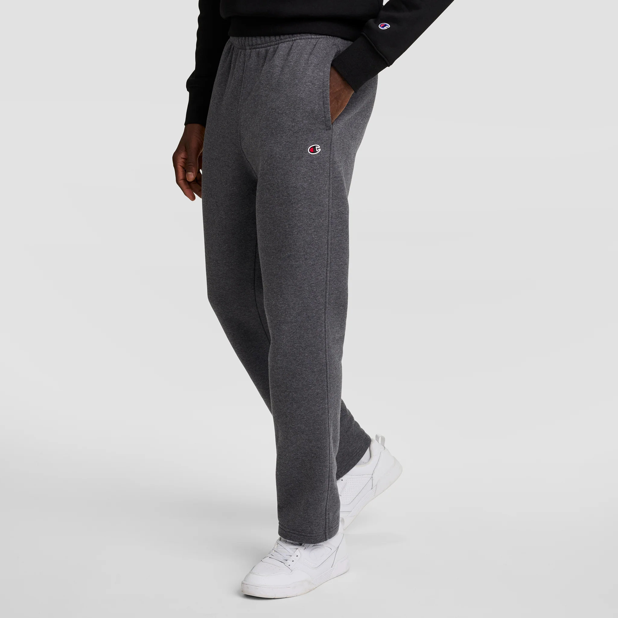Powerblend Sweatpants, Open Hem, C Logo - Image 2