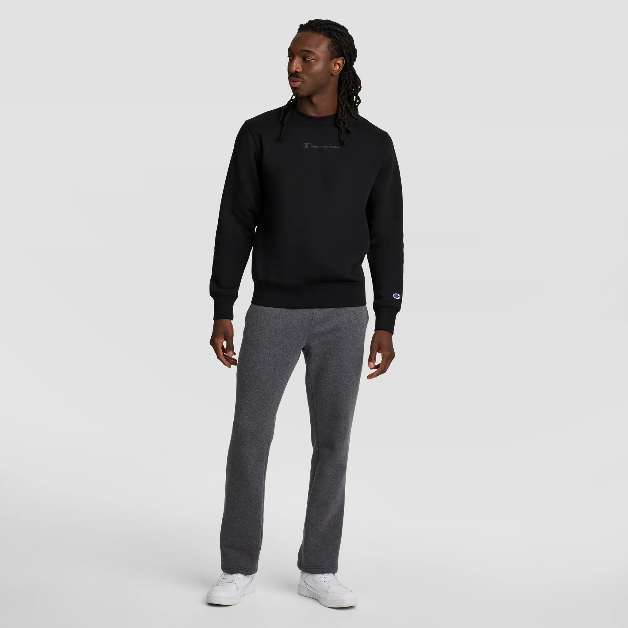 Powerblend Sweatpants, Open Hem, C Logo - Image 5