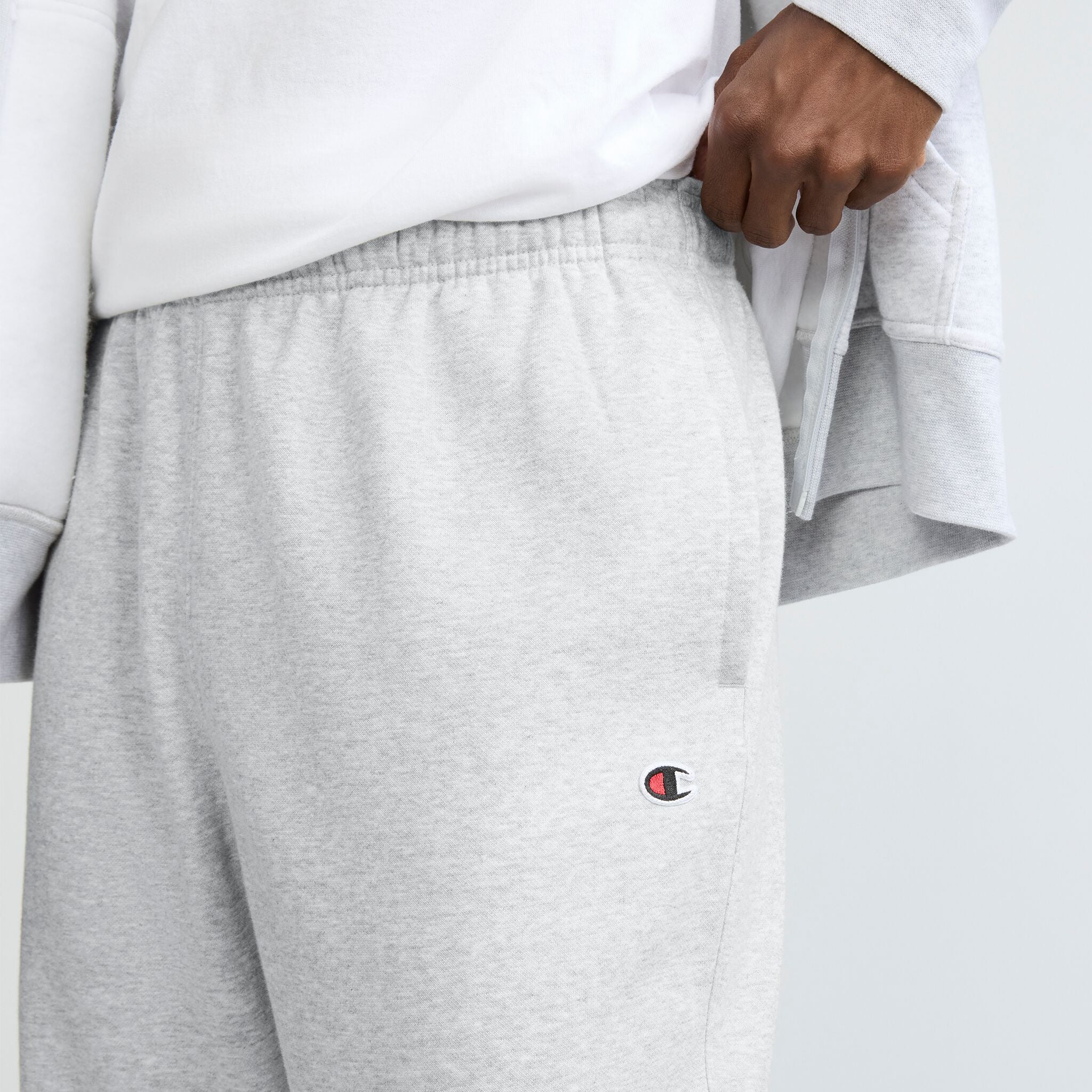 Powerblend Sweatpants, Open Hem, C Logo - Image 3