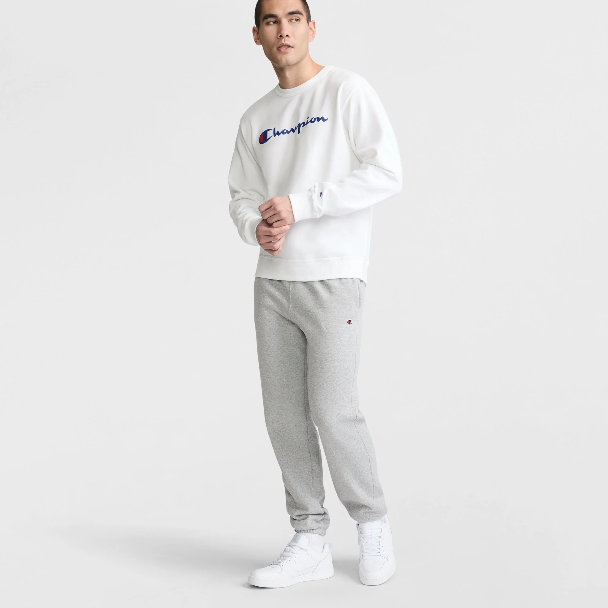 Powerblend Sweatpants, Relaxed Hem, C Logo - Image 2