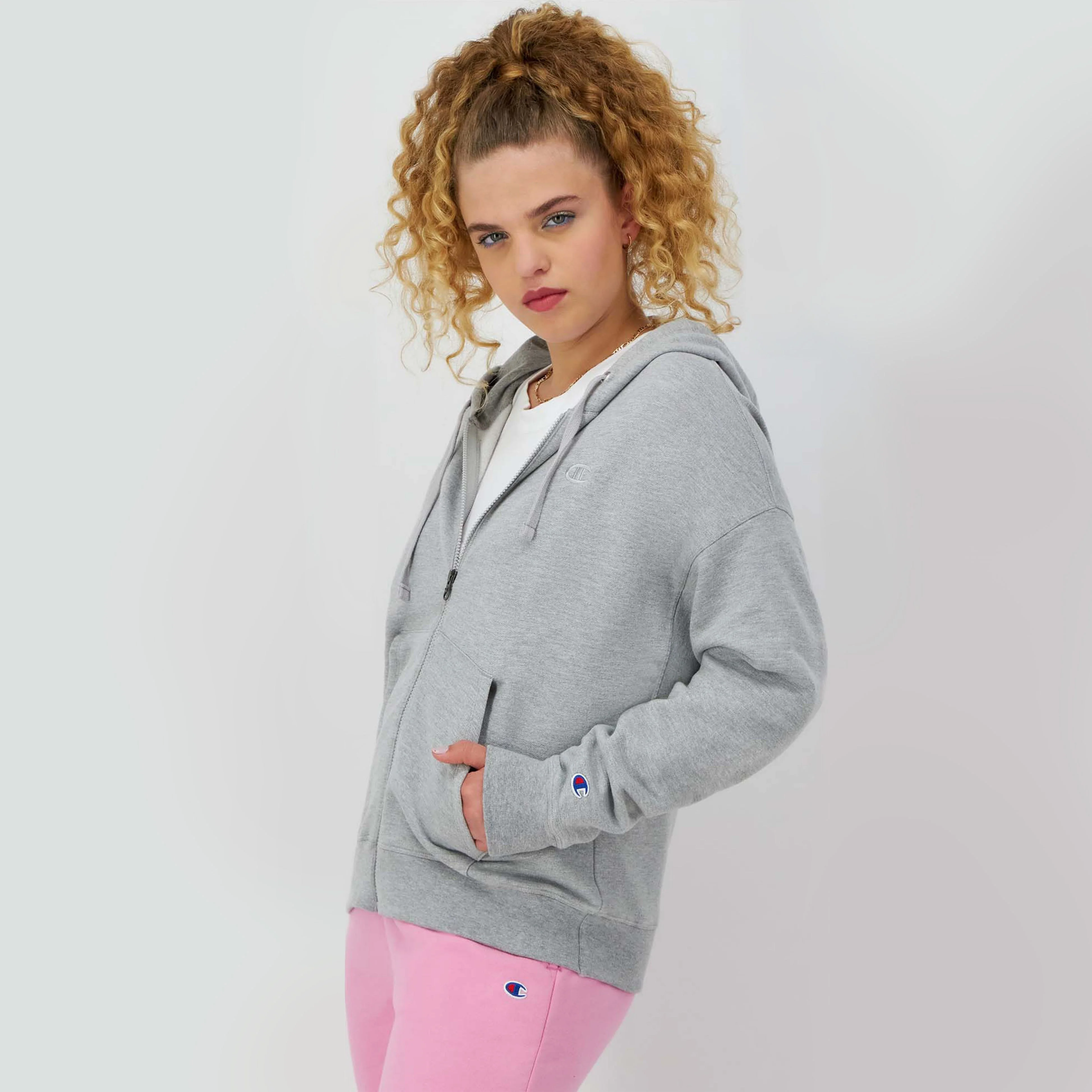 Powerblend Zip-Up Hoodie, C Logo - Image 2