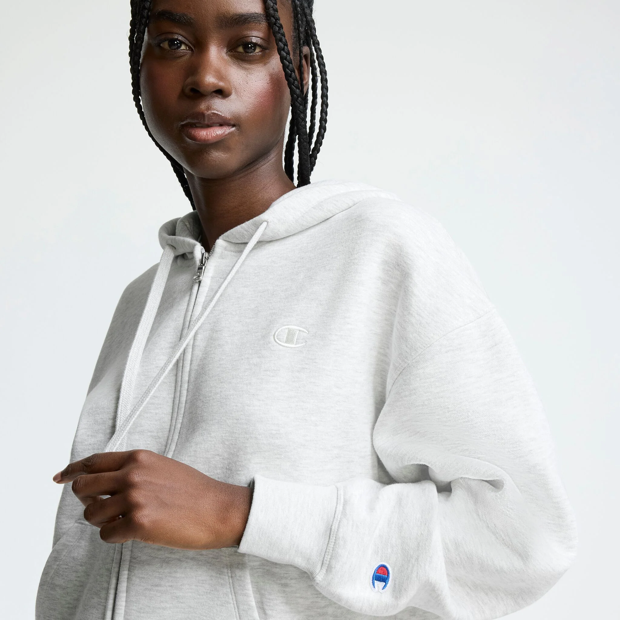Powerblend Zip-Up Hoodie, C Logo - Image 2