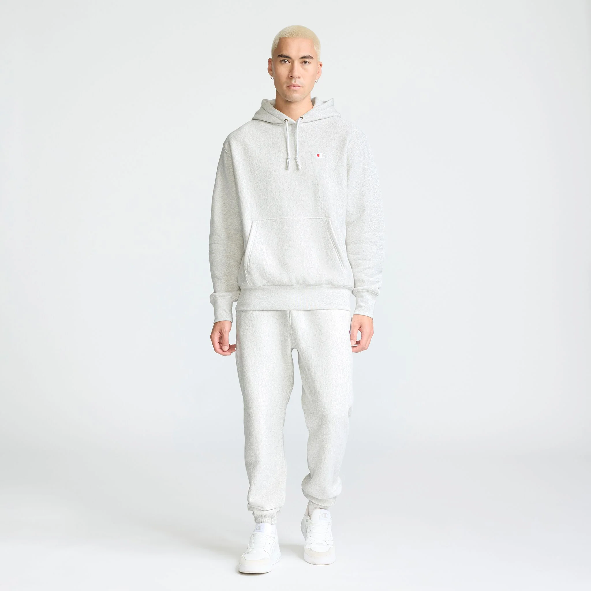 Reverse Weave Small C Hooded Sweatshirt - Image 5
