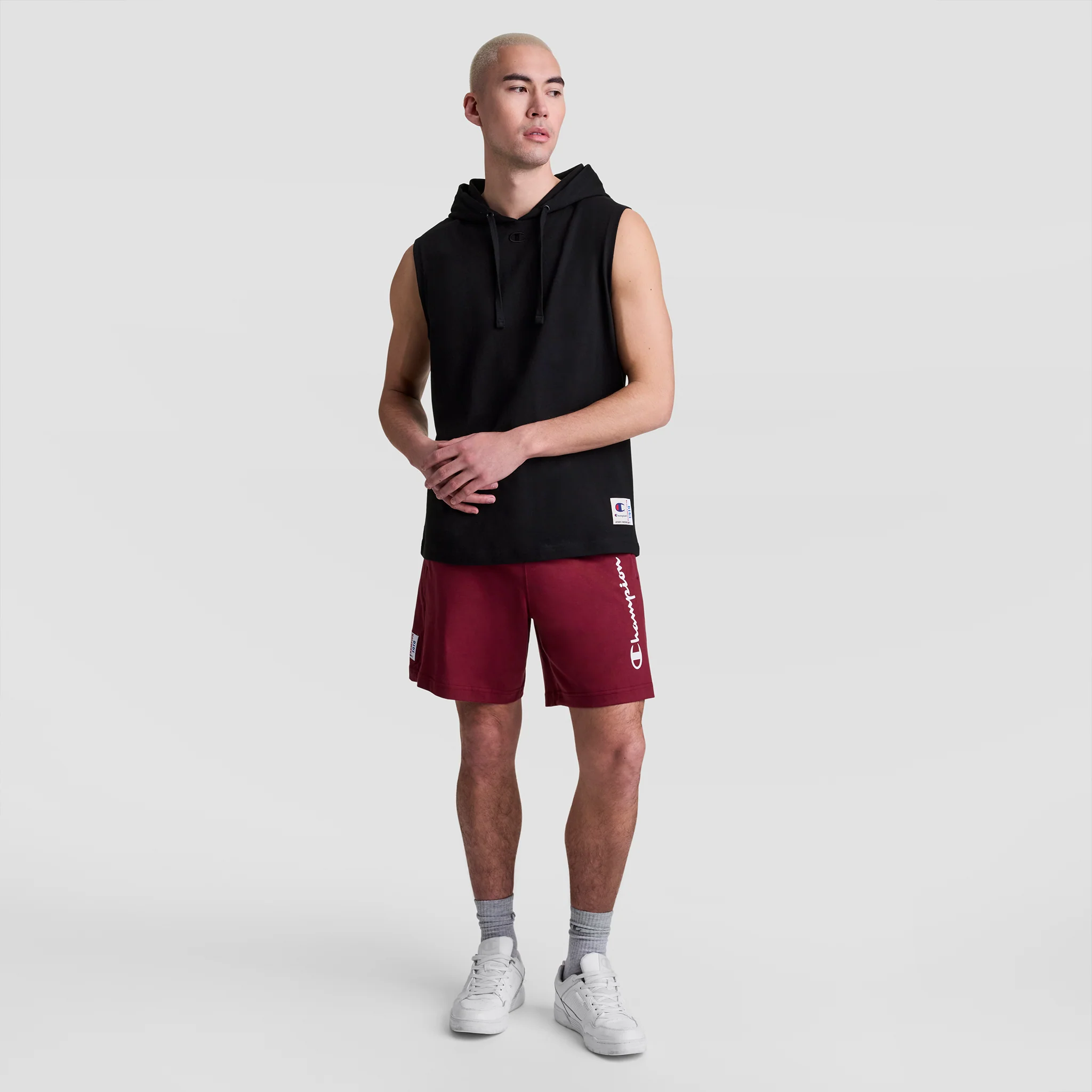 Sleeveless Hoodie, Embroidered C Logo - Image 6