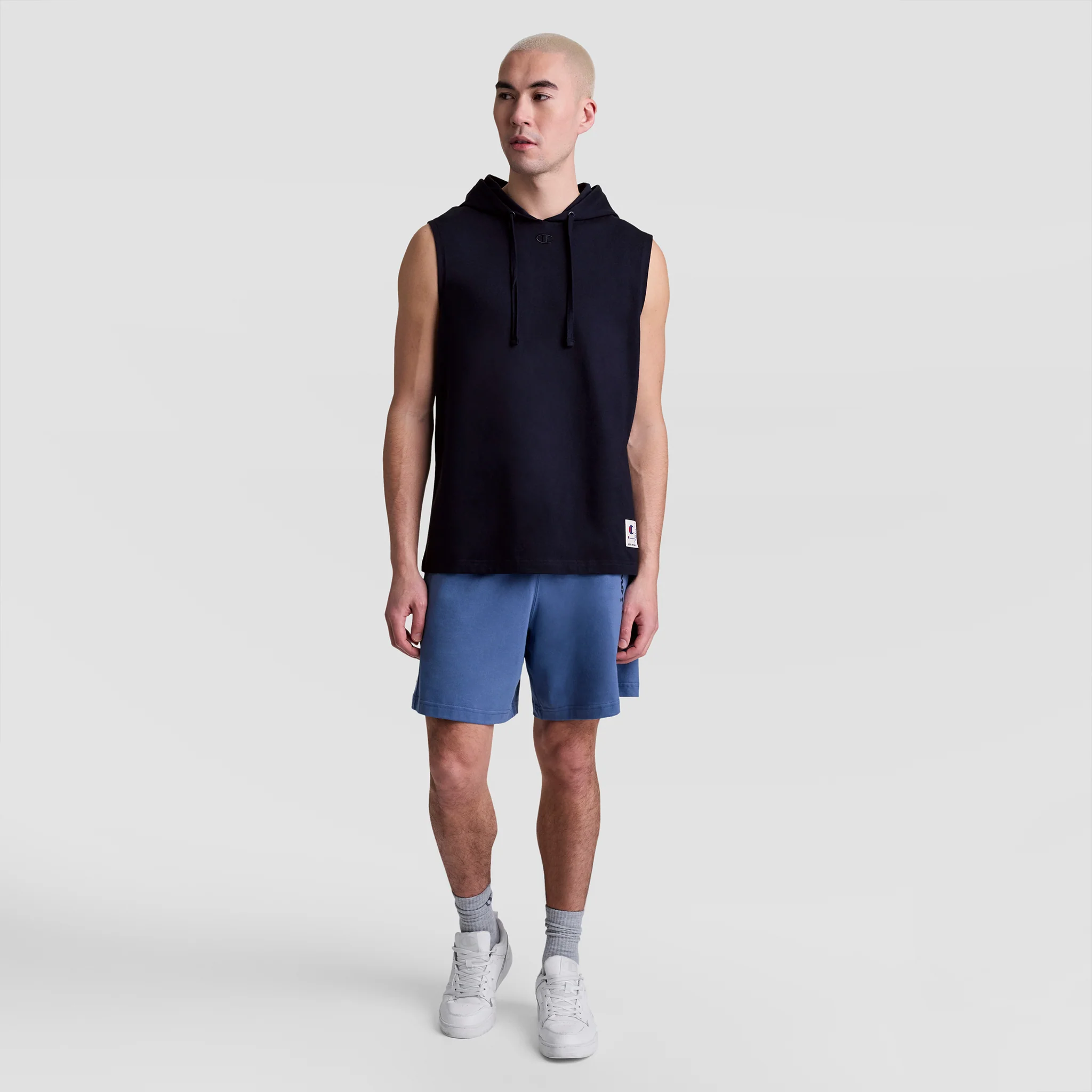 Sleeveless Hoodie, Embroidered C Logo - Image 6