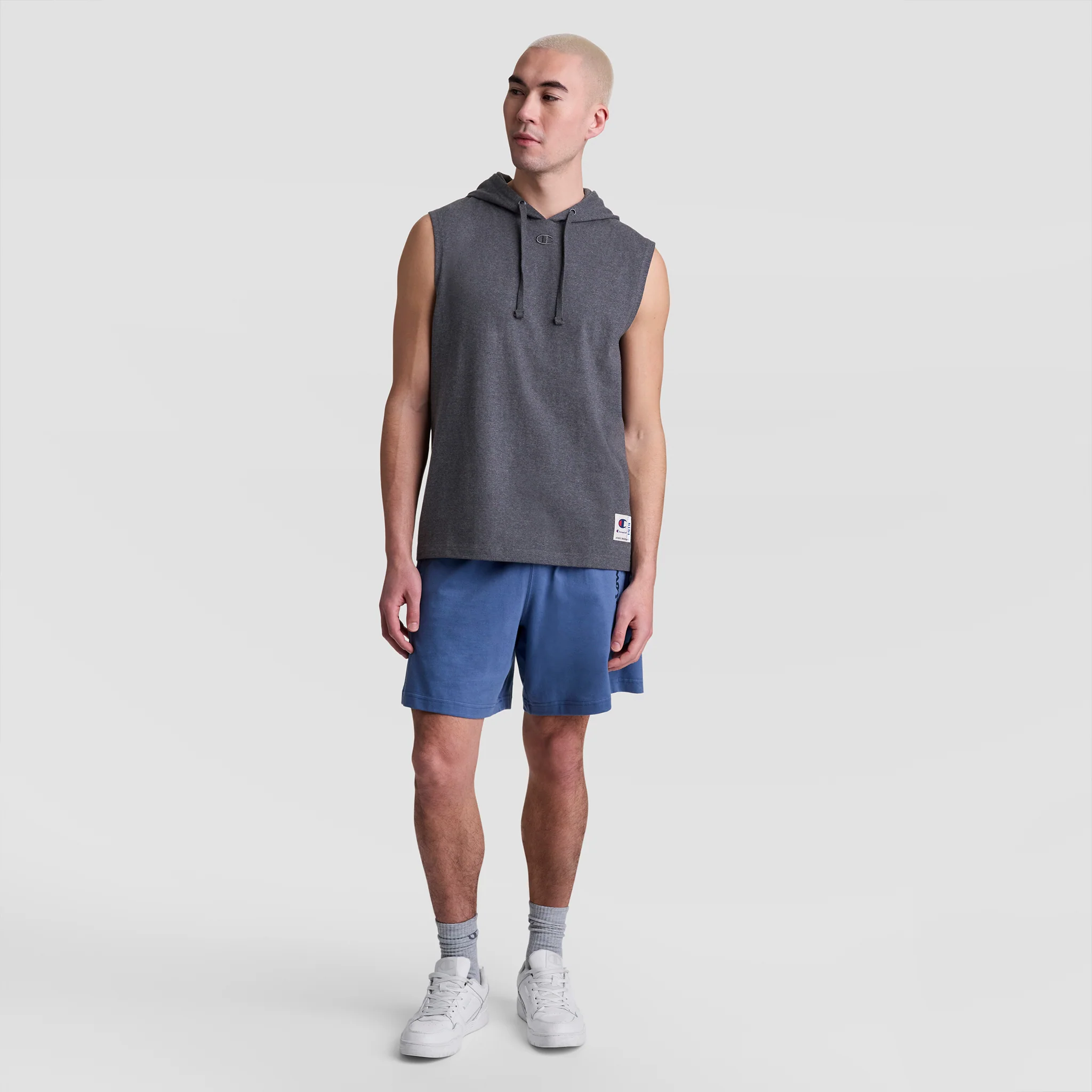 Sleeveless Hoodie, Embroidered C Logo - Image 6