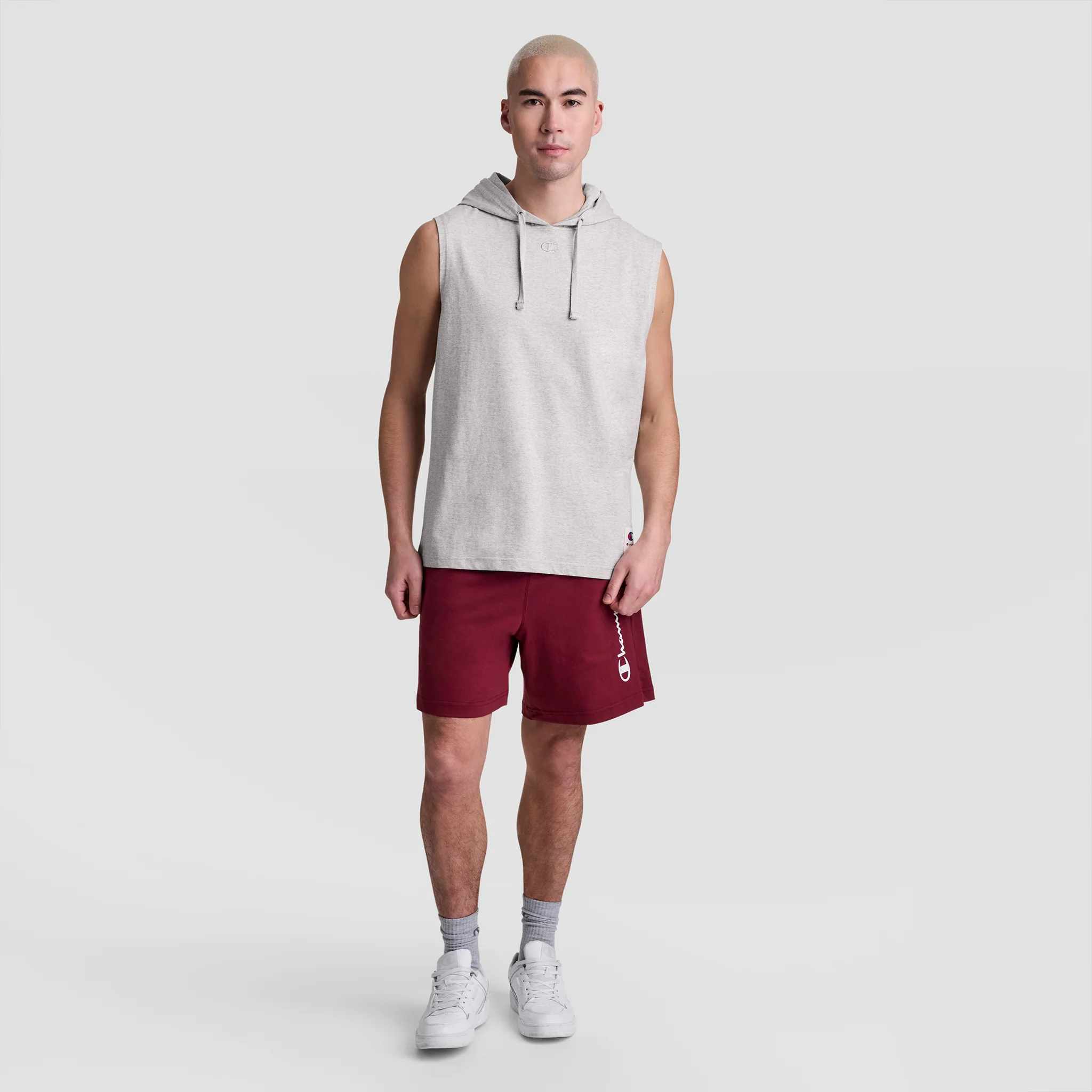 Sleeveless Hoodie, Embroidered C Logo - Image 6